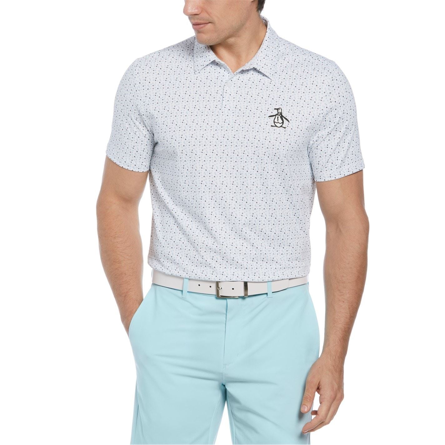 Original Penguin Golf Alvr Ball Short Sleeve Performance Polo Shirt