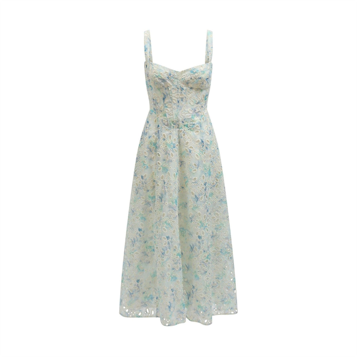 Bardot Adaline Embroidered Floral Cotton Maxi Dress