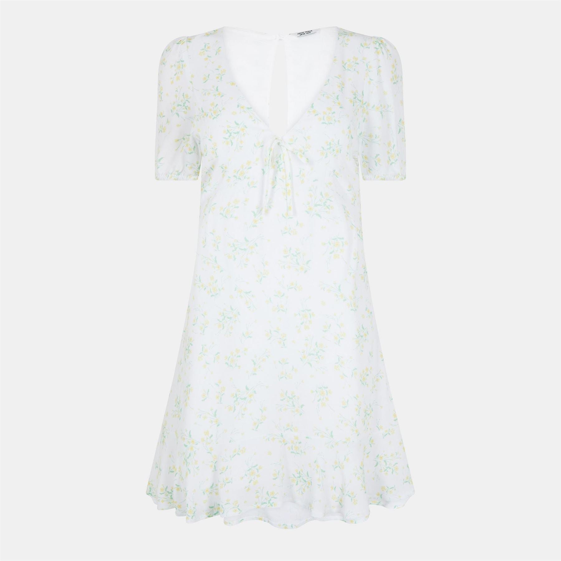 Jack Wills Cut Out V-Neck Mini A-Line Dress
