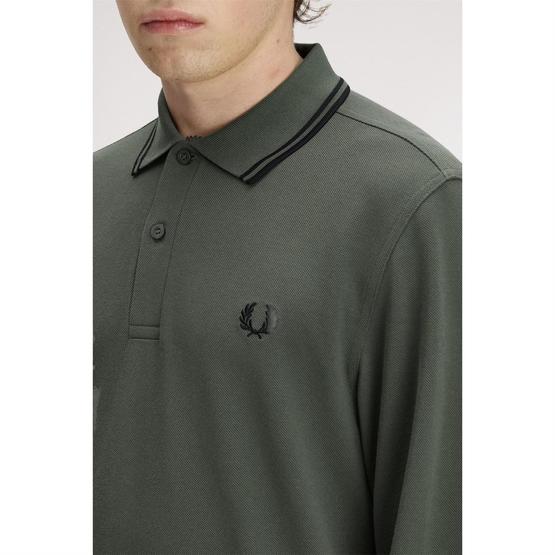 Fred Perry Sleeve Twin Tipped Polo Shirt