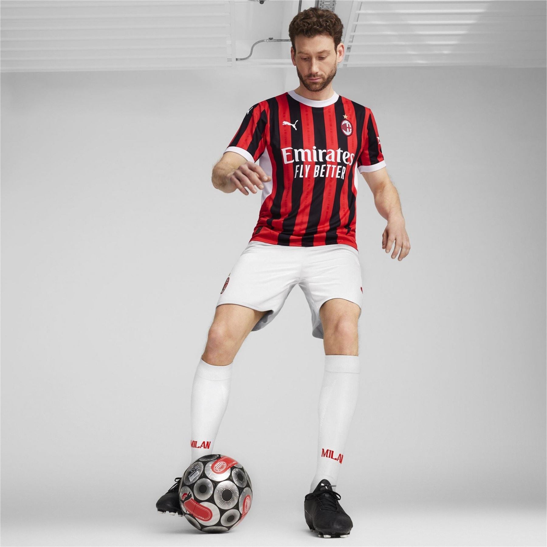 Puma Ac Milan Home Shirt 2024 2025 Adults
