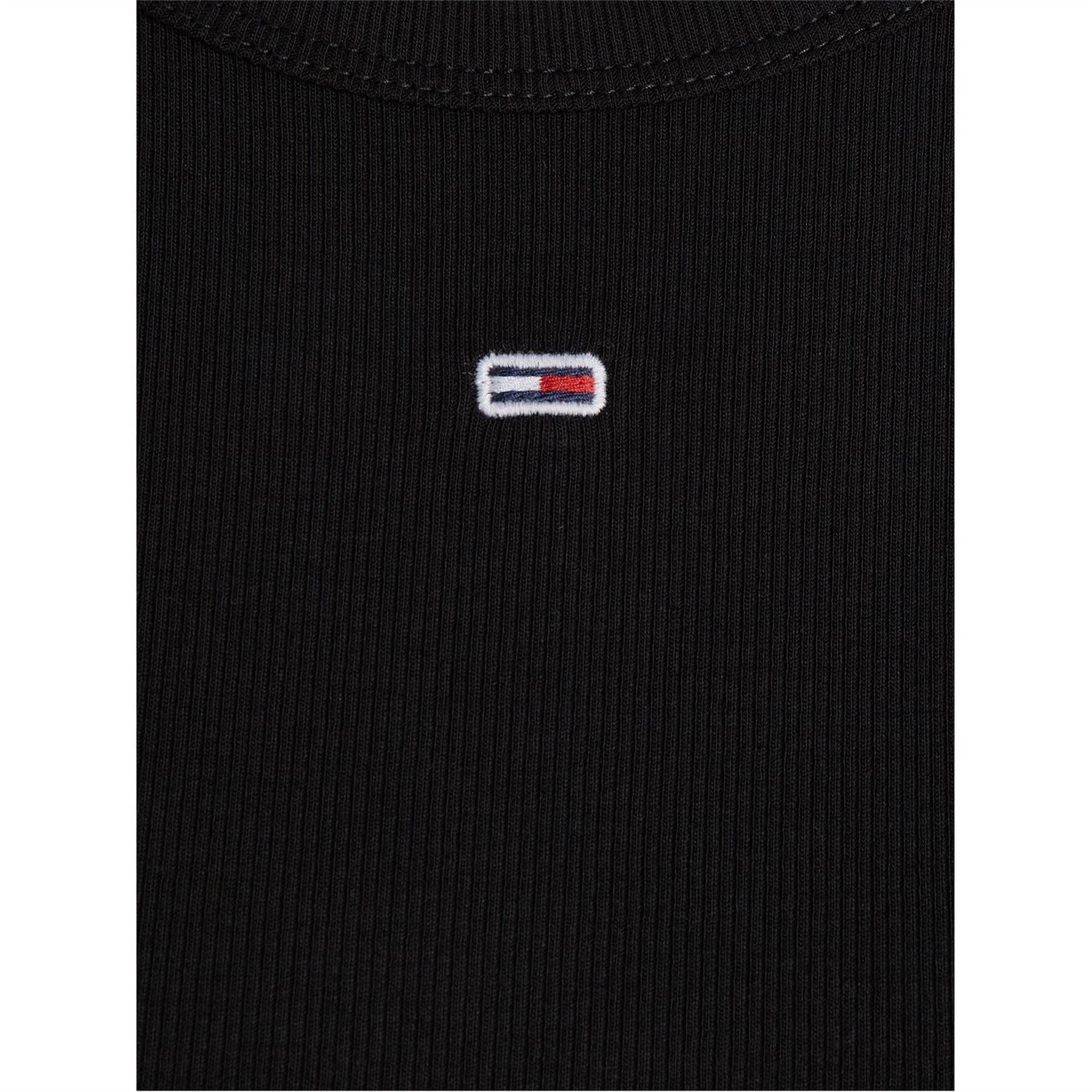 Tommy Jeans Slim Essential Rib Short Sleeve T-Shirt