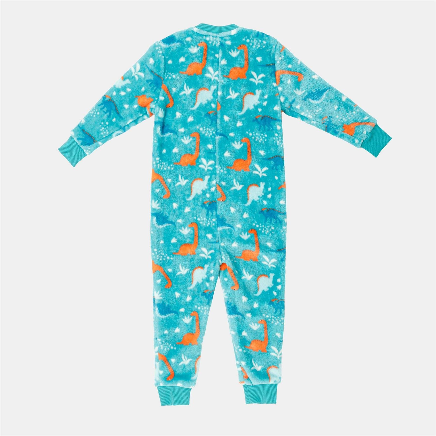 Star Fleece Onesie Infant Dino Print