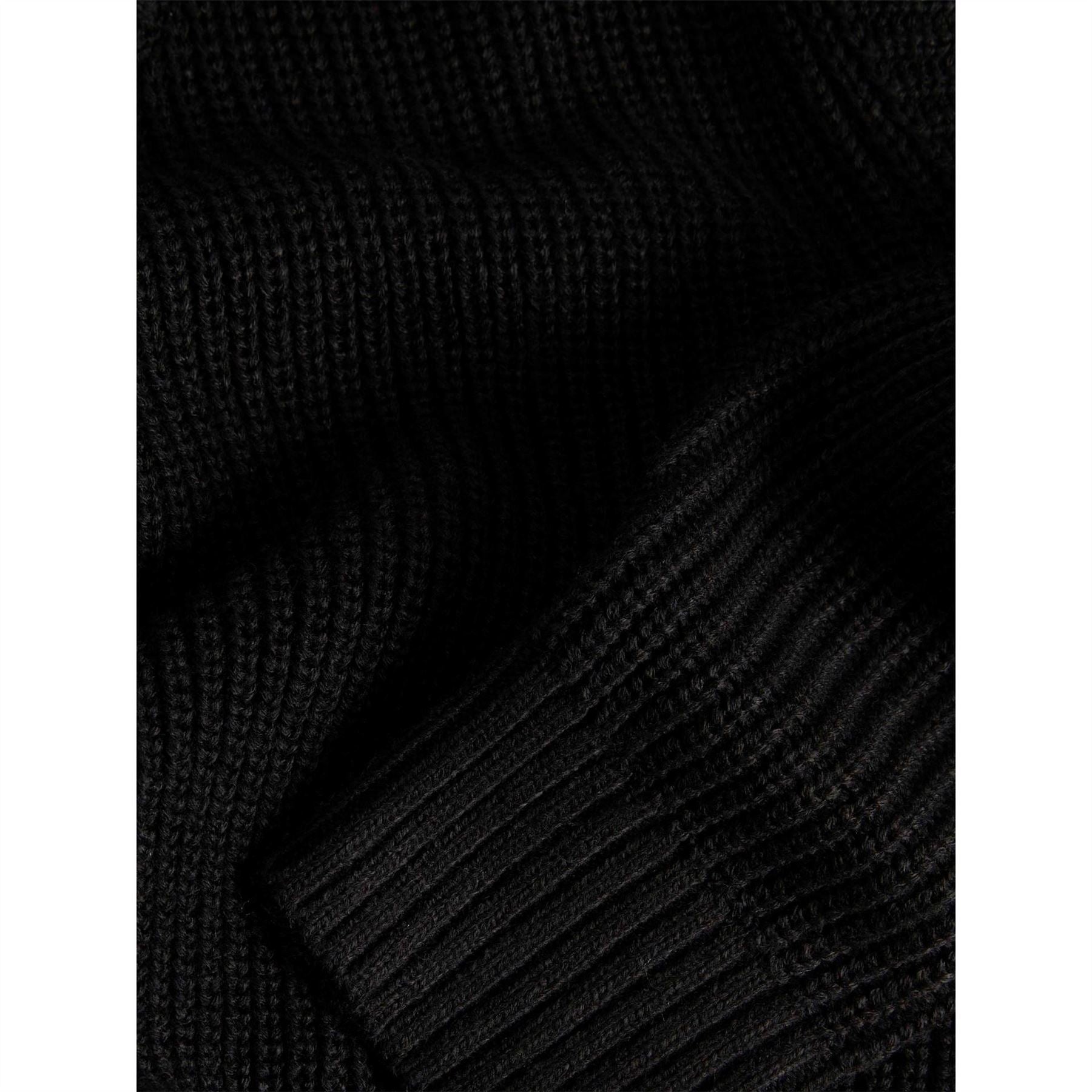 JJXX Crew Neck Ribbed Collar Raglan Sleeve Sweater