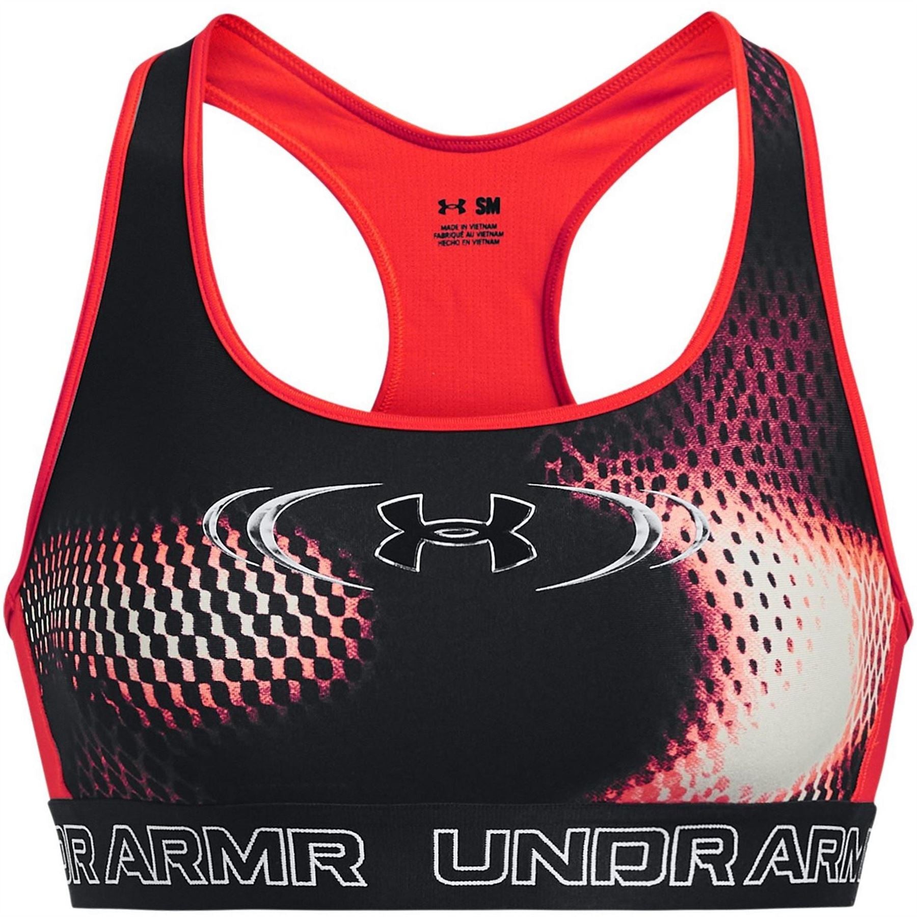 Under Armour Womens Armour Ua Authentics Mid Padless Medium Impact Sports Bra