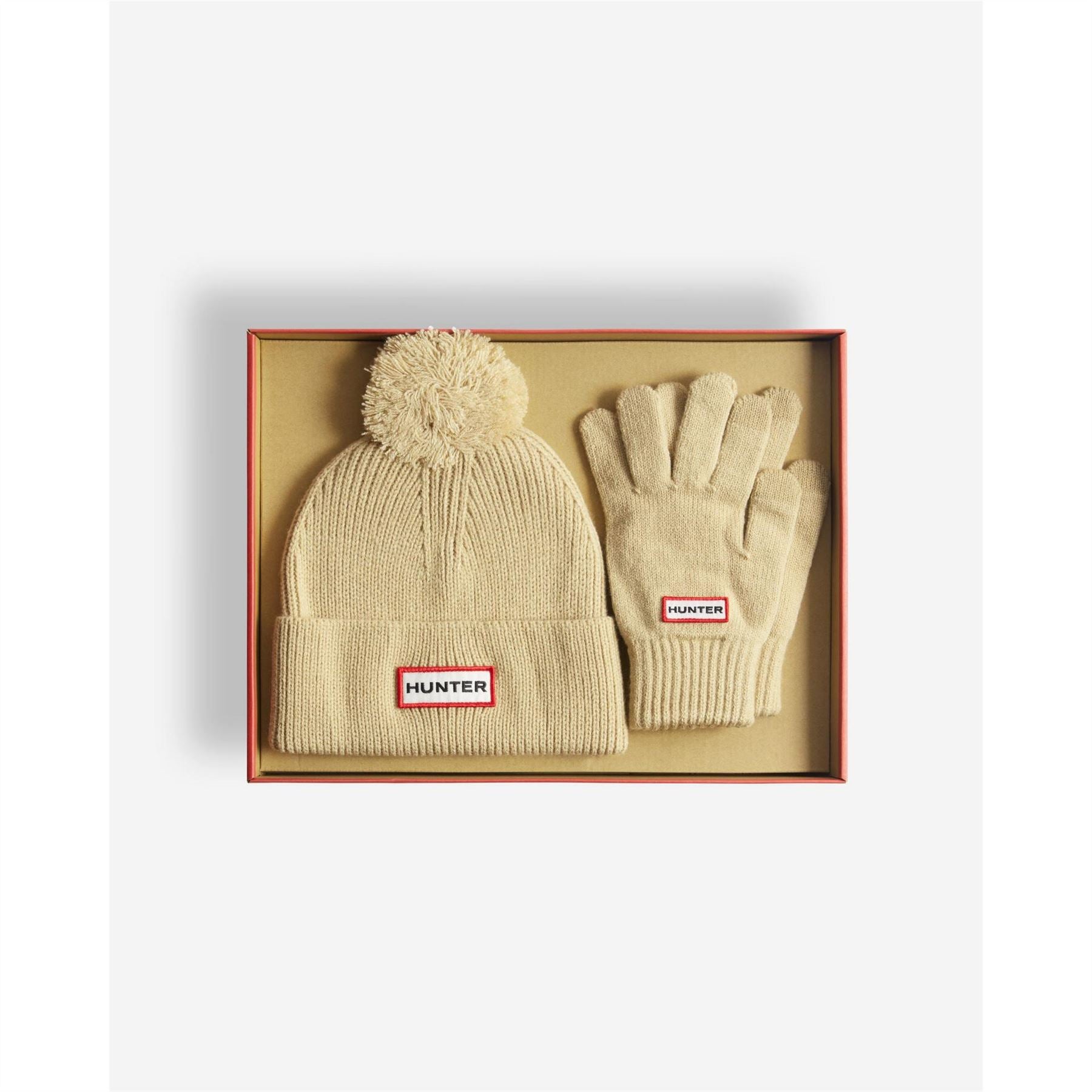 Hunter Pom Pom Hat And Glove Set