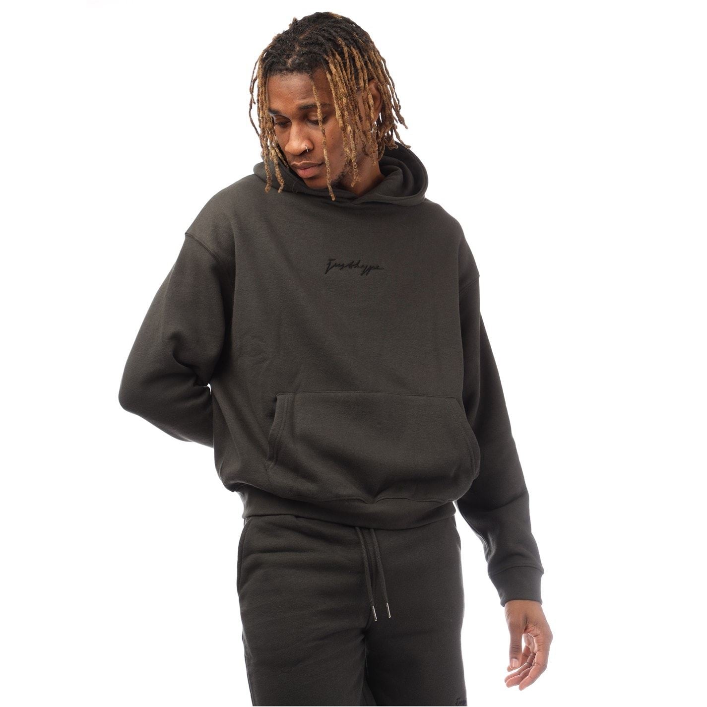 Hype Hooded Lettering Regular Fit Sweatshirt