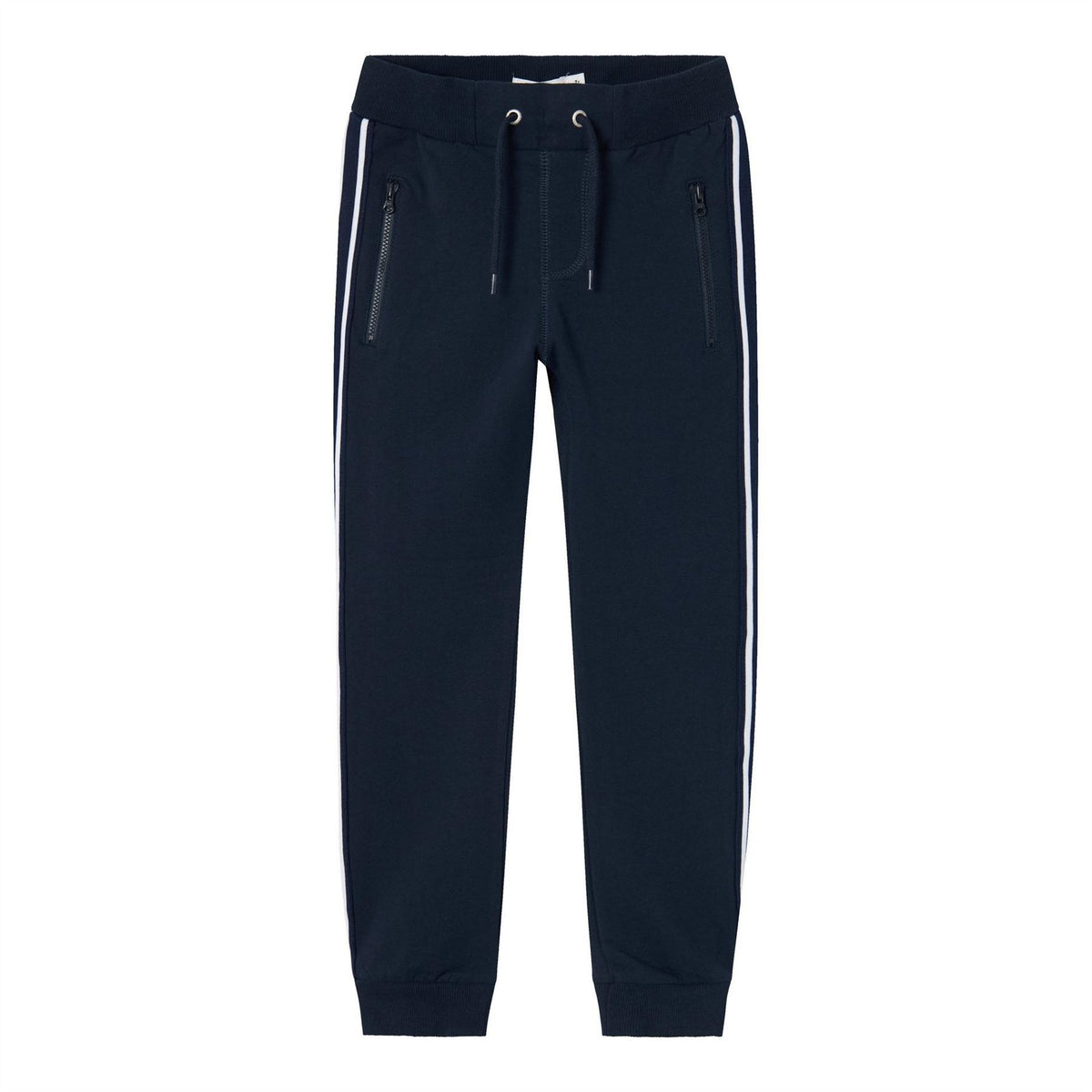 Name It It Bru Side Stripes Solid Patterned Sweatpants