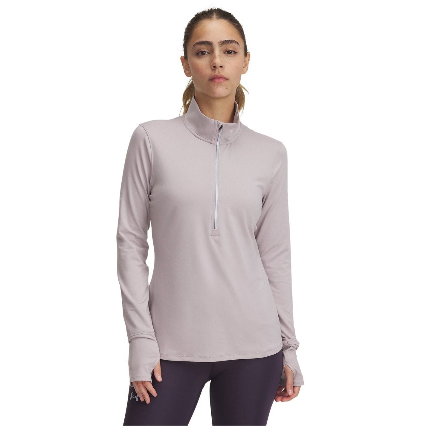 Under Armour Qualifier Run Half Zip Long Sleeve Slim Fit Performance Running Jacket