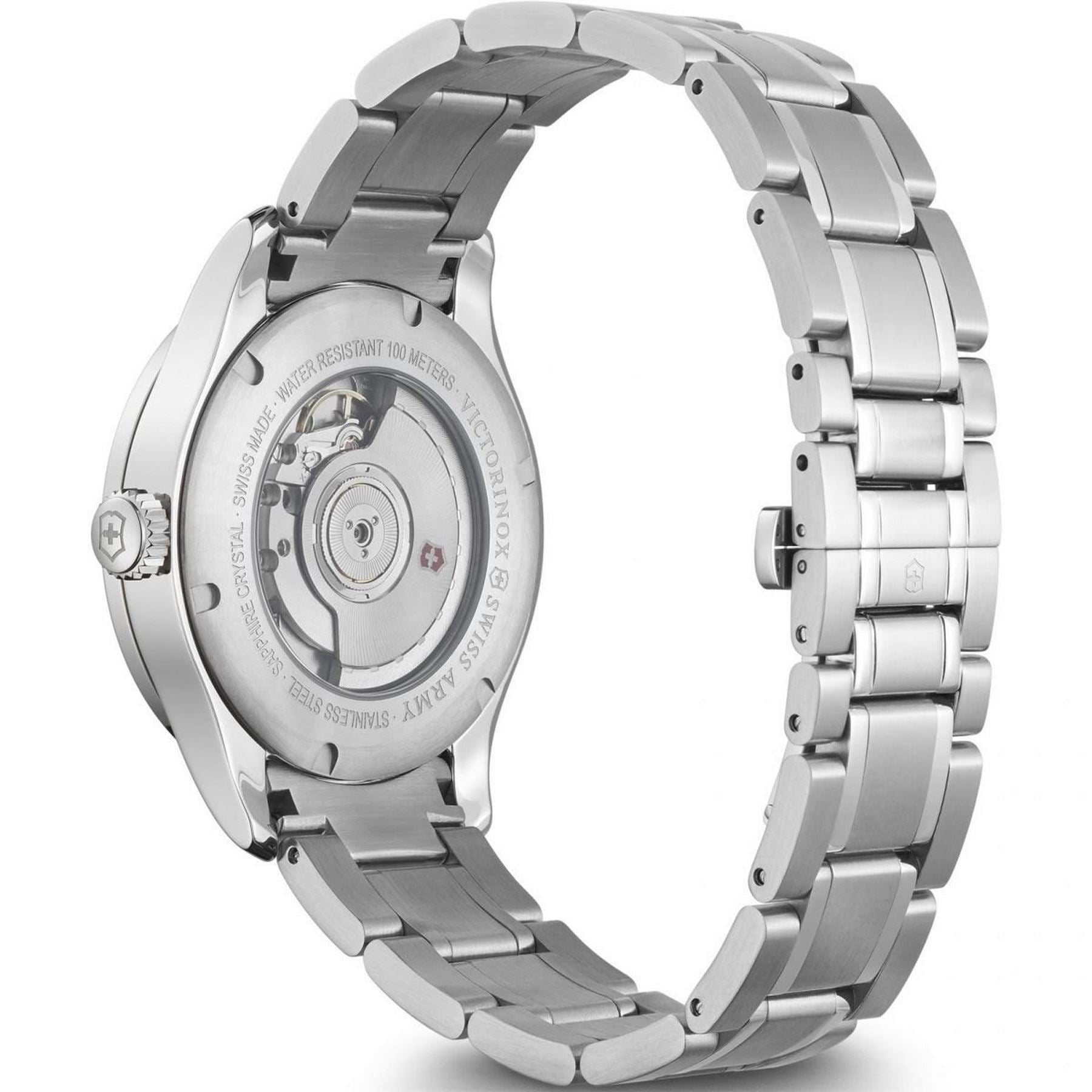 Victorinox Swiss Army Silver Mechanical 40mm Watch