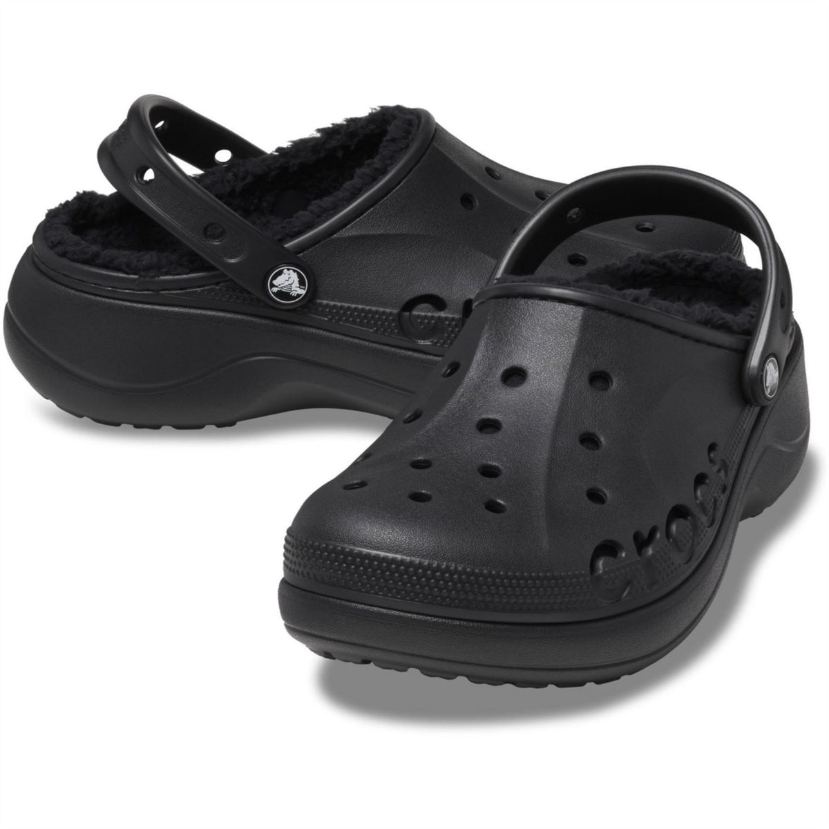 Crocs Womens Lined Platform Clogs