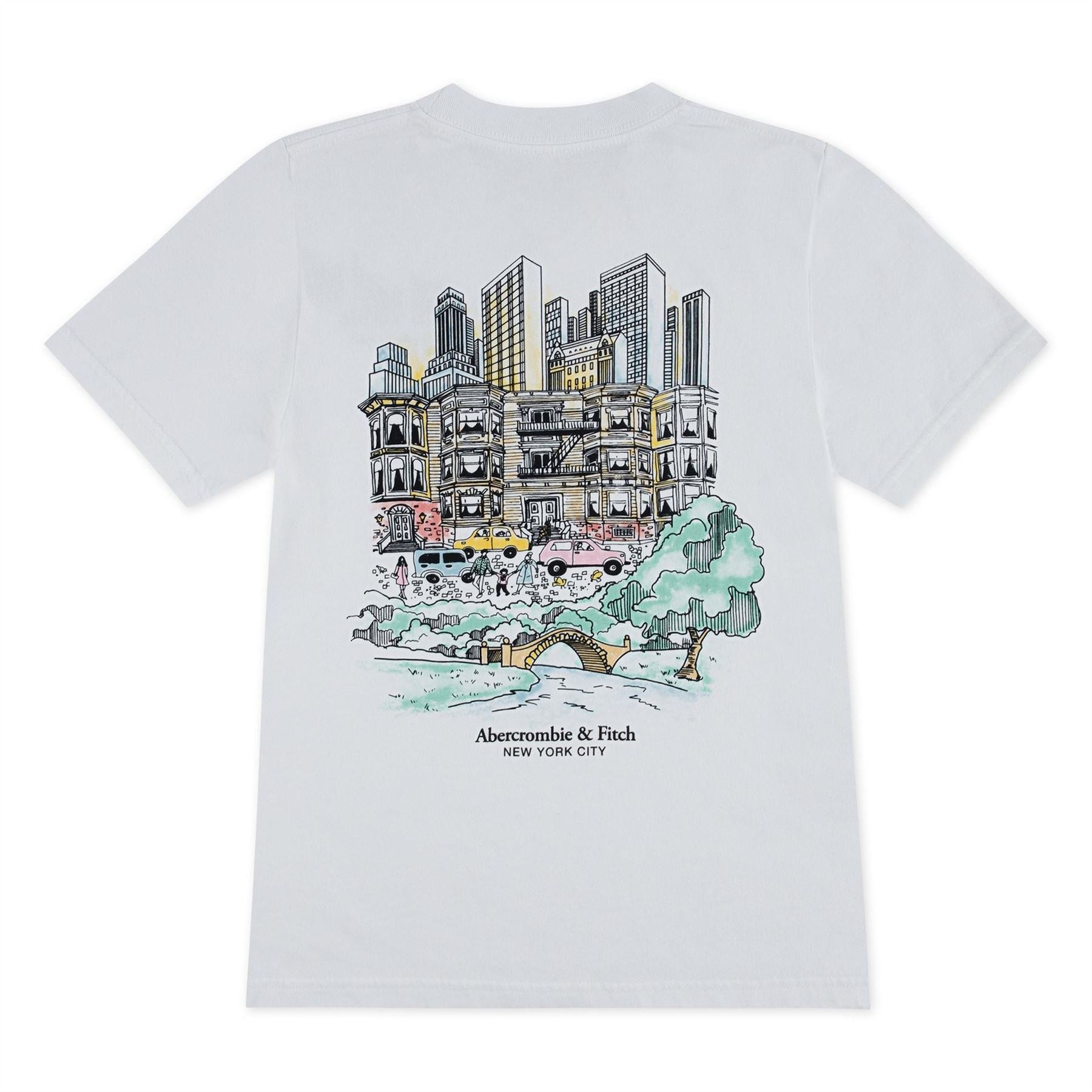 Abercrombie and Fitch And F Sketch Tee Jn62