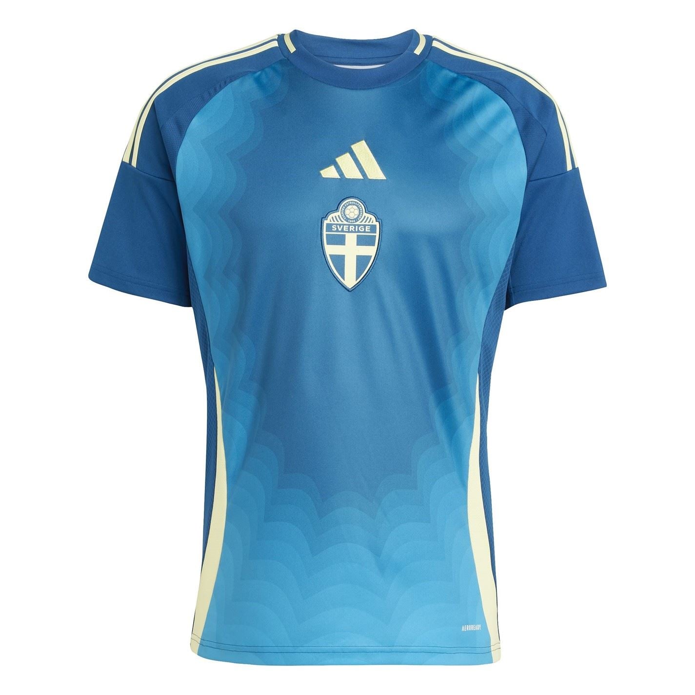 adidas Mens Sweden Away Football Shirt 2025