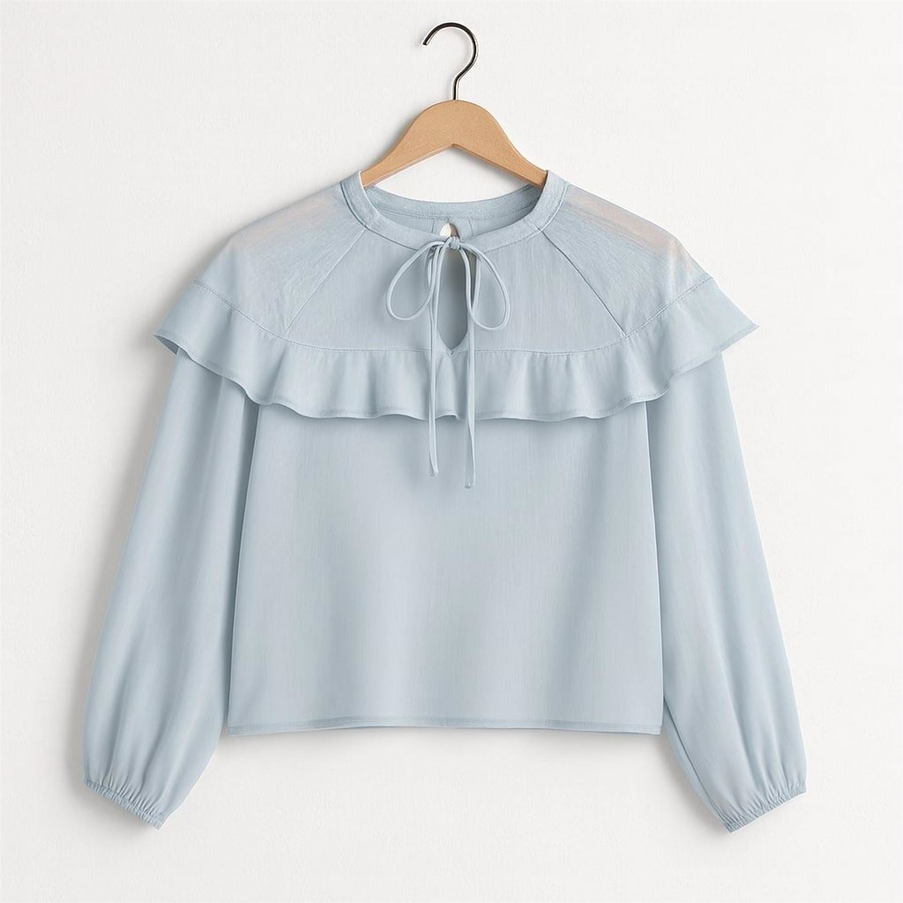 I Saw It First Sleeve Ruffle Blouse