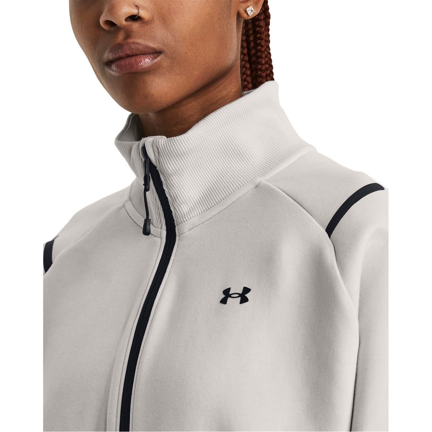 Under Armour Mock Neck Fleece Long Sleeve Sweatshirt