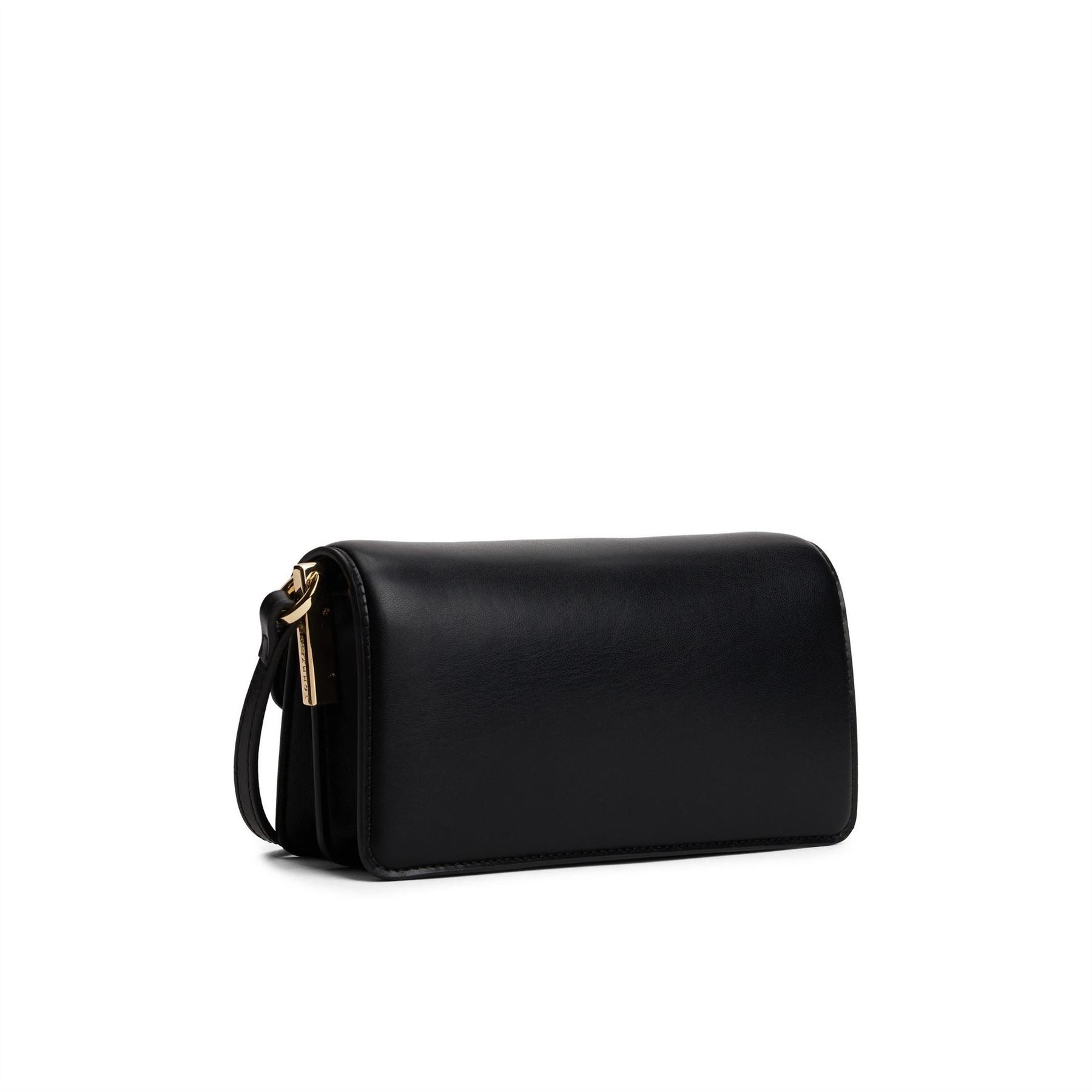Tommy Hilfiger Icon Shoulder Baguette Bag with Gold Tone Hardware