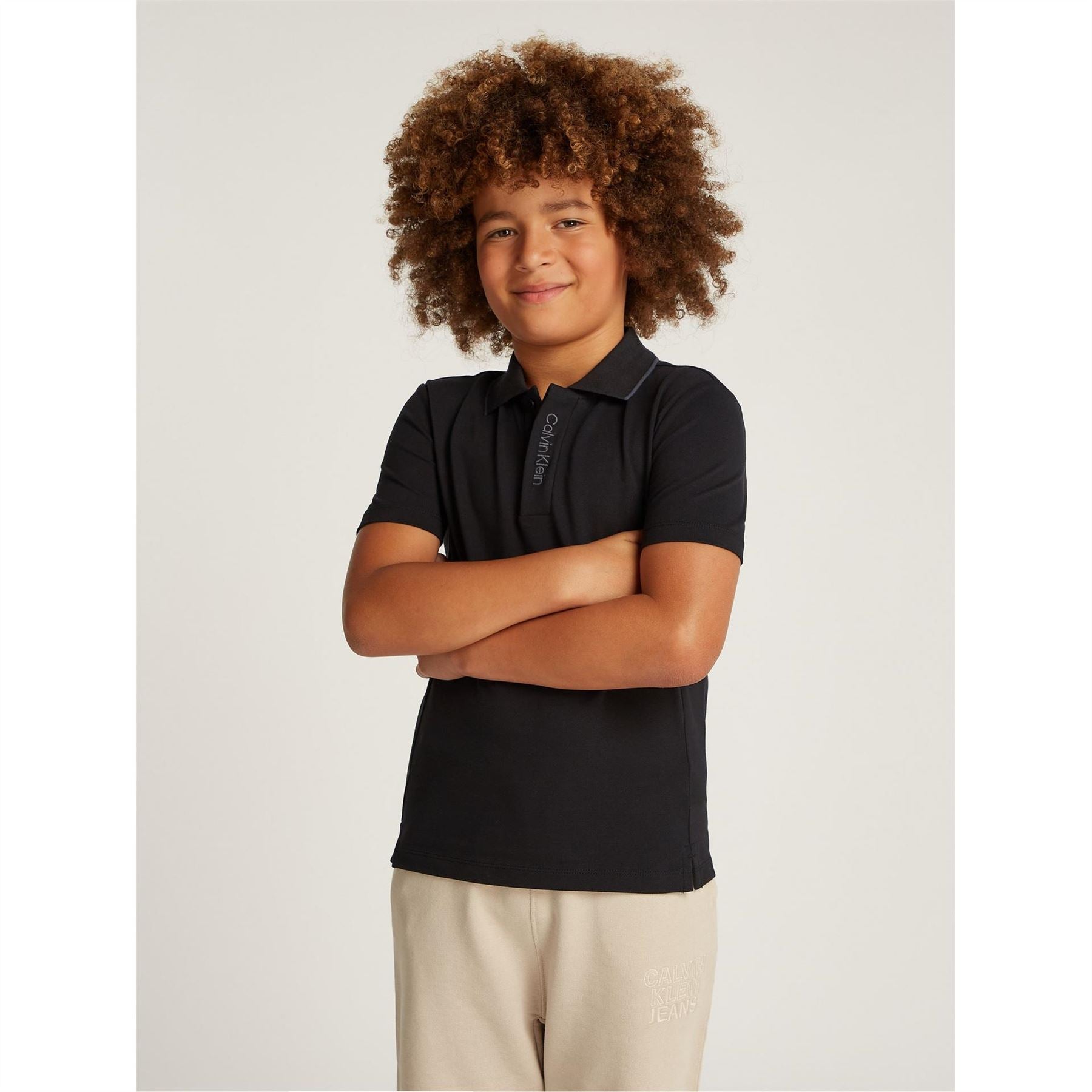 Calvin Klein Jeans Regular Fit Logo Print Short Sleeve Shirt