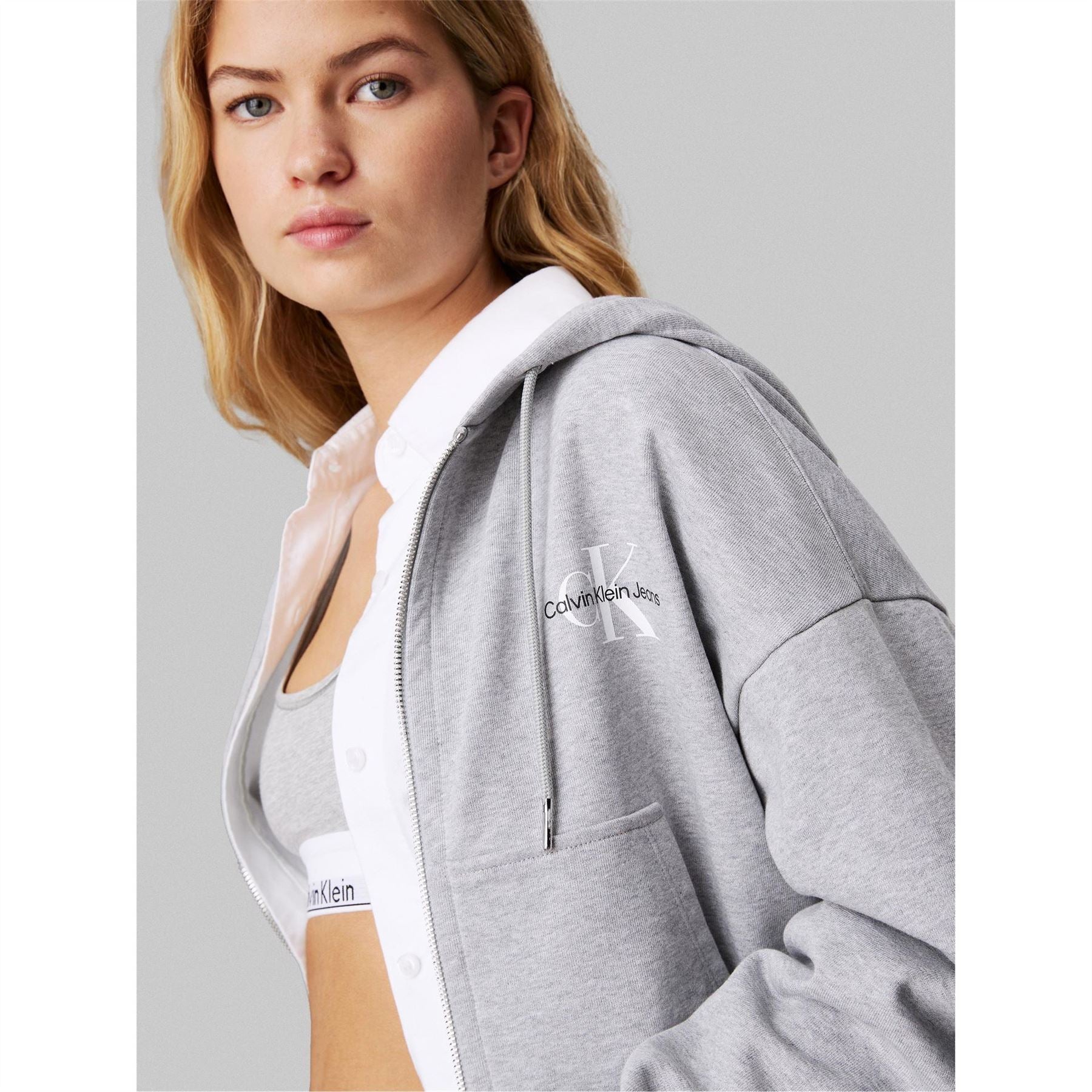 Calvin Klein Jeans Monologo French Terry Hoodie
