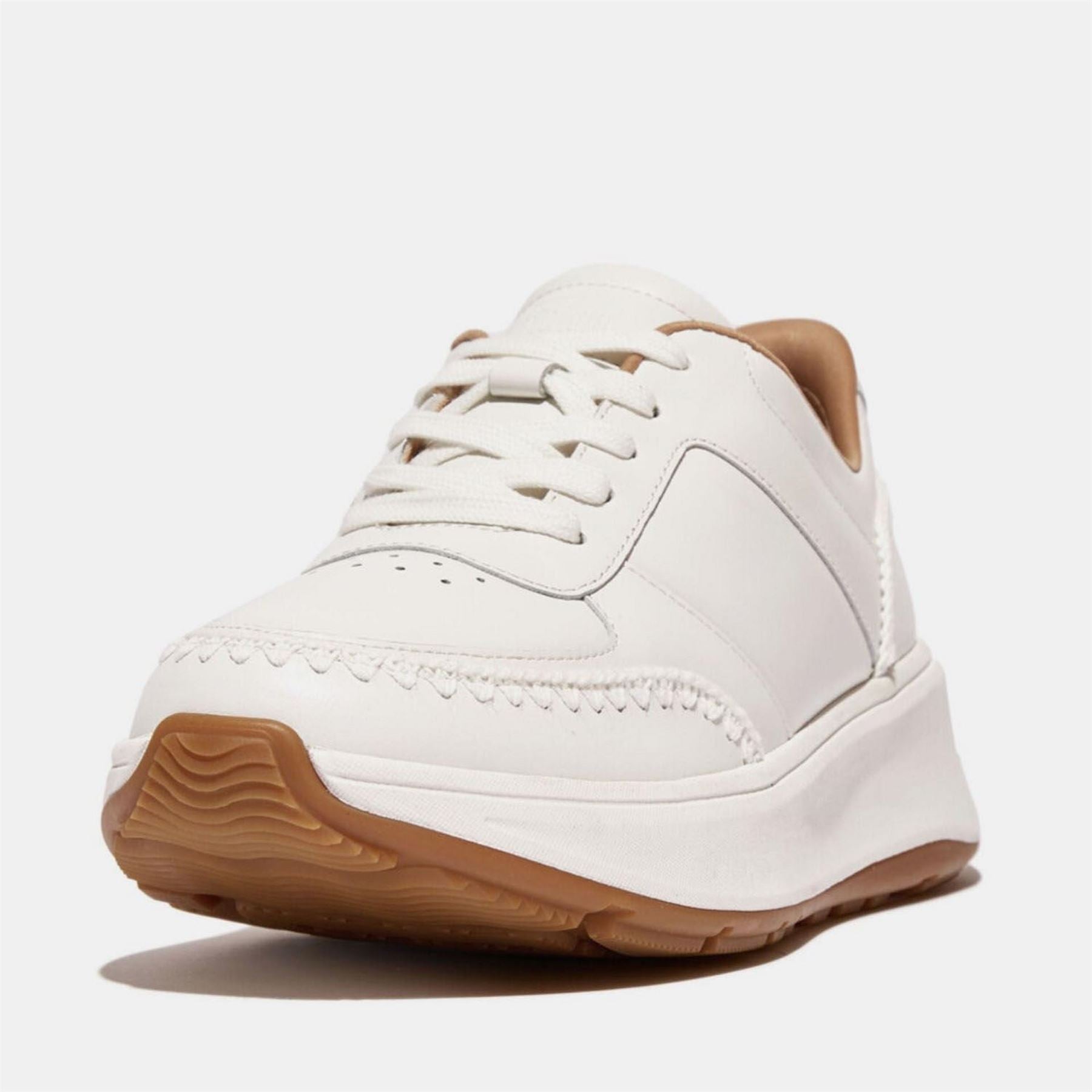 Fitflop Mode Crochet Stitch Leather Flatform Trainers