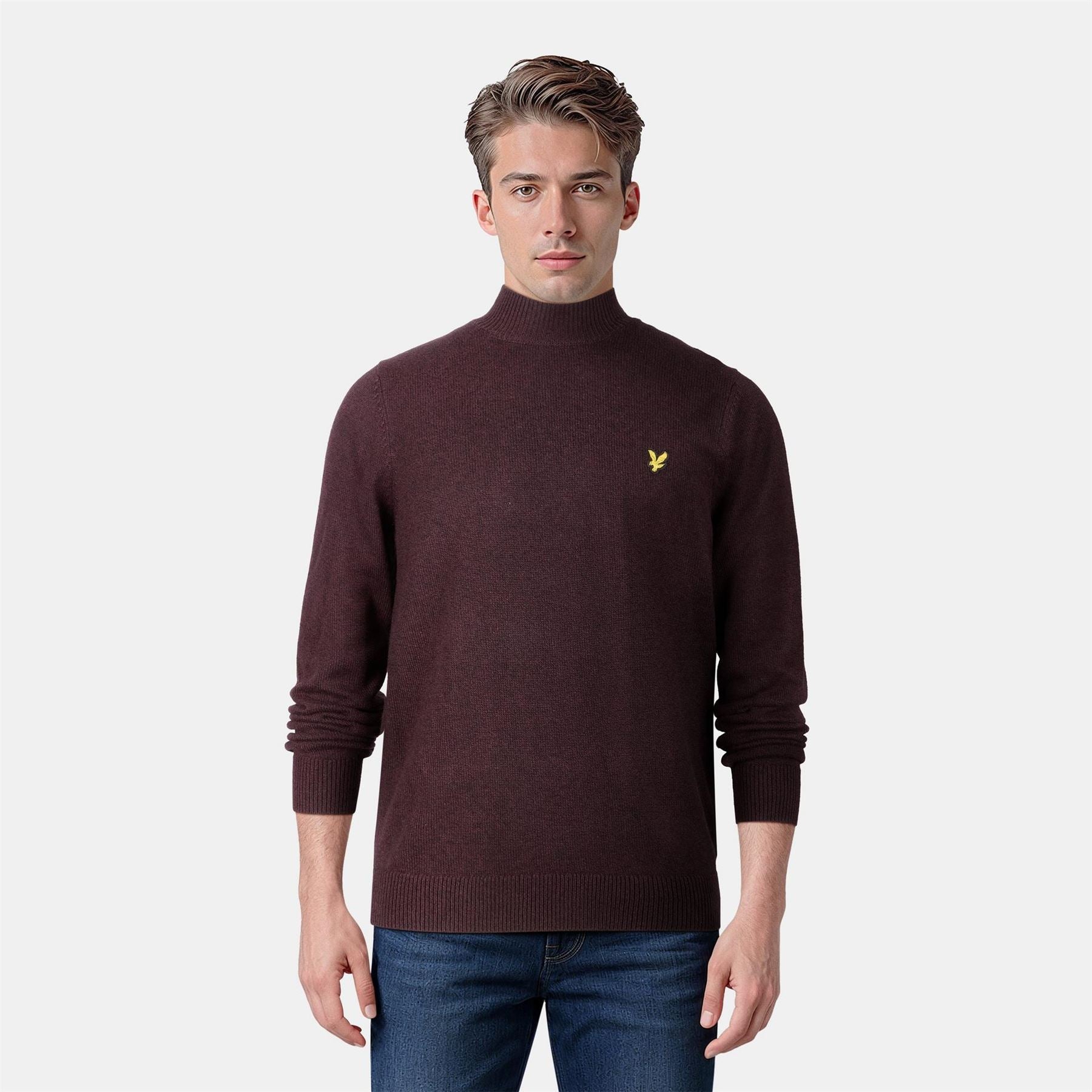 Lyle and Scott Mens And Scott Roll Neck Jumper