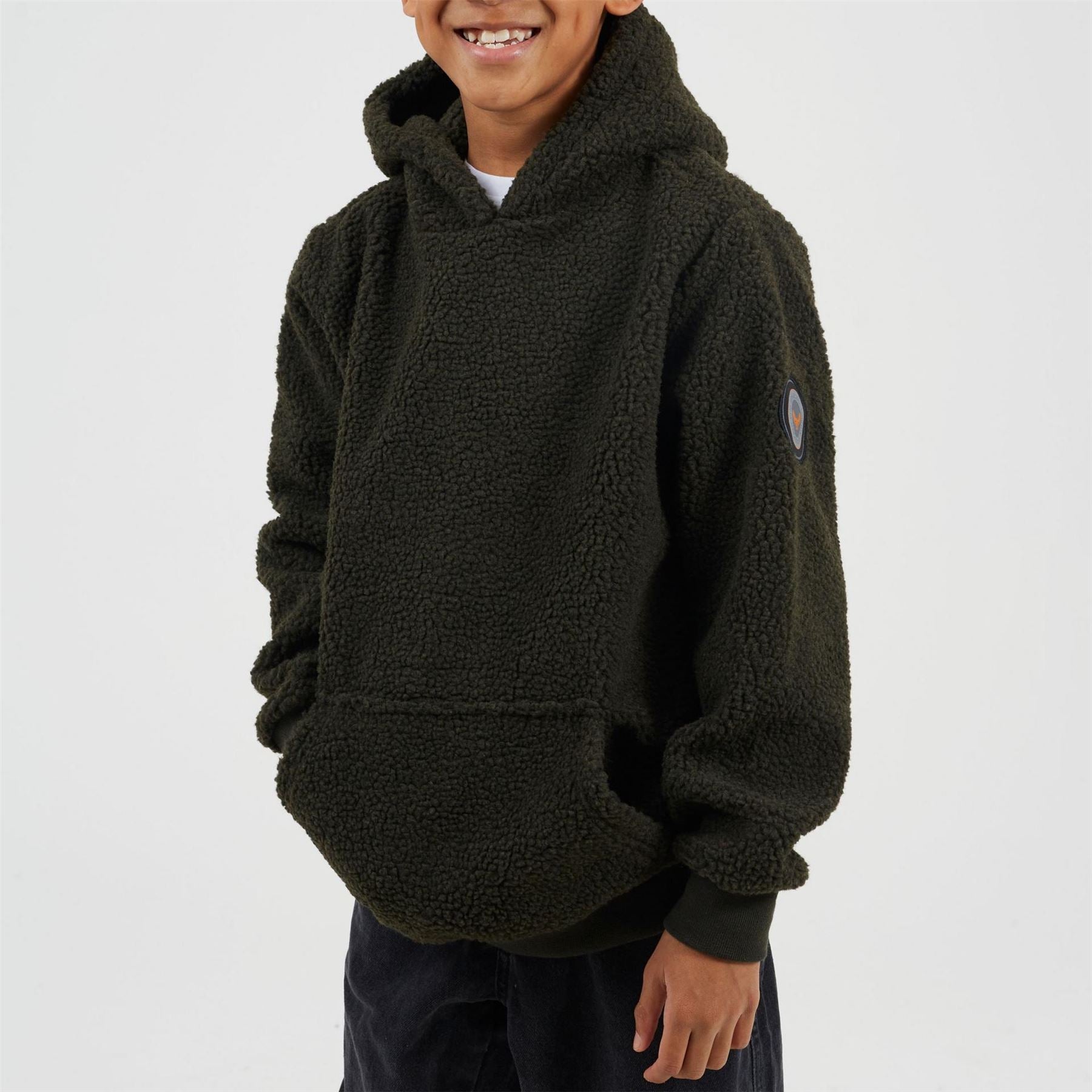 Brave Soul Kangaroo Pocket Hooded Long Sleeve Sweatshirt