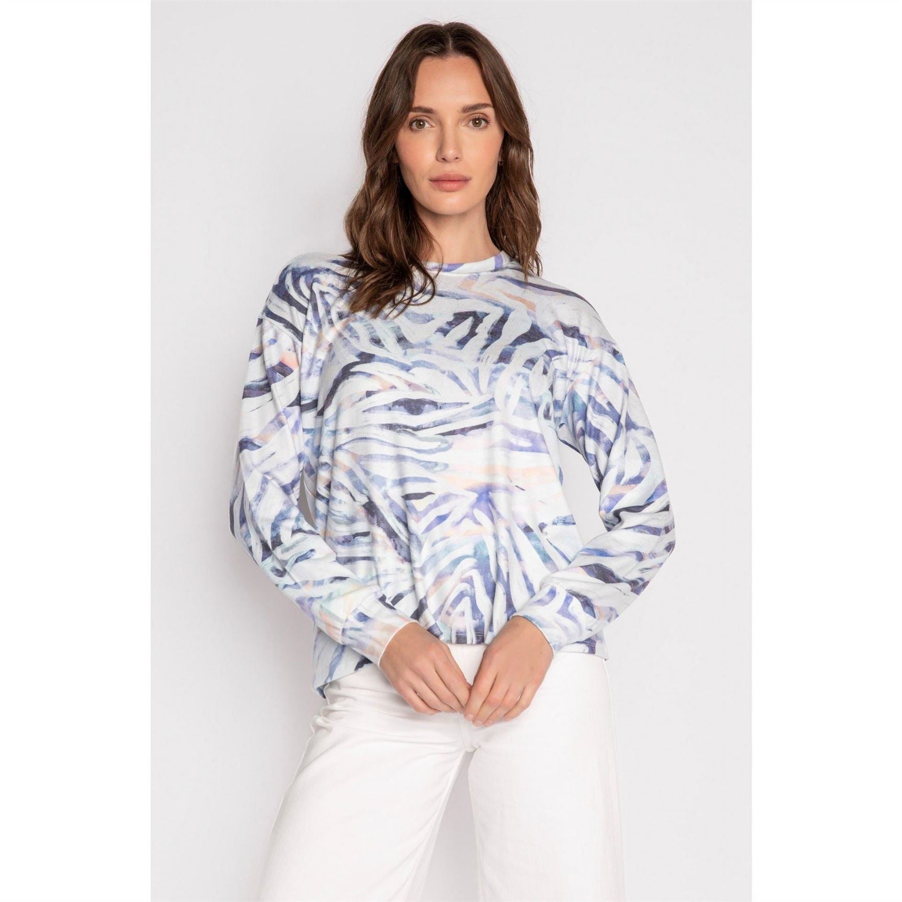 PJ Salvage Salvage Peachy Party Pyjama Long Sleeve Top