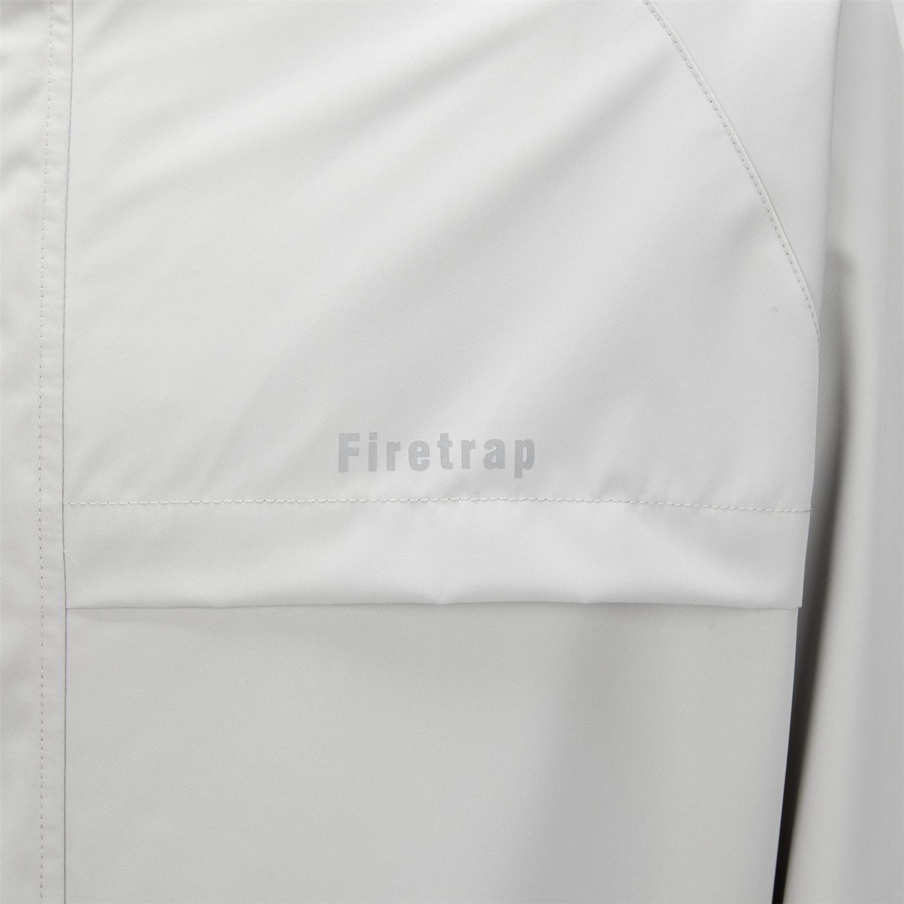 Firetrap Windproof Full Zip Hooded Rain Anorak