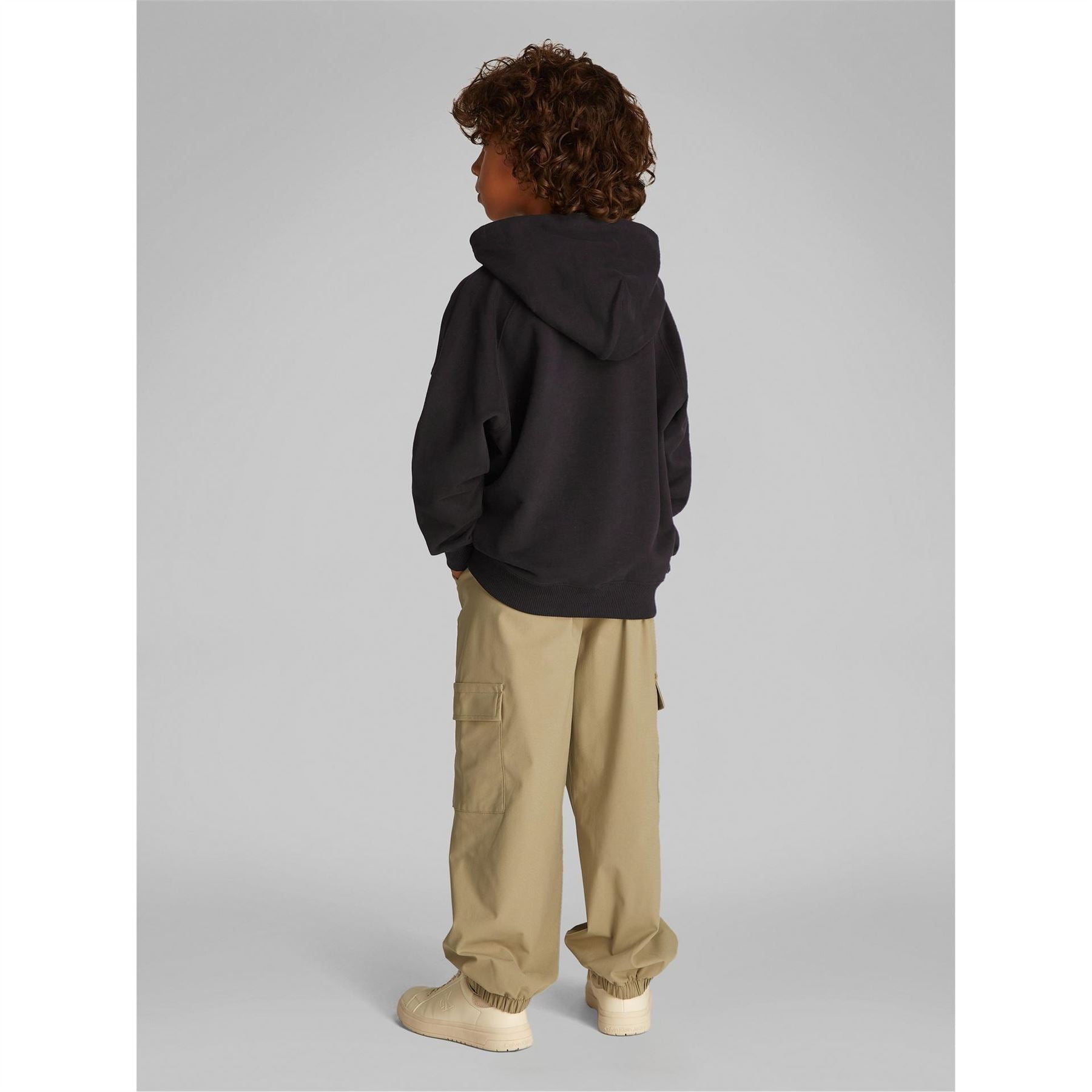 Calvin Klein Jeans Regular Fit Applique Hooded Sweatshirt