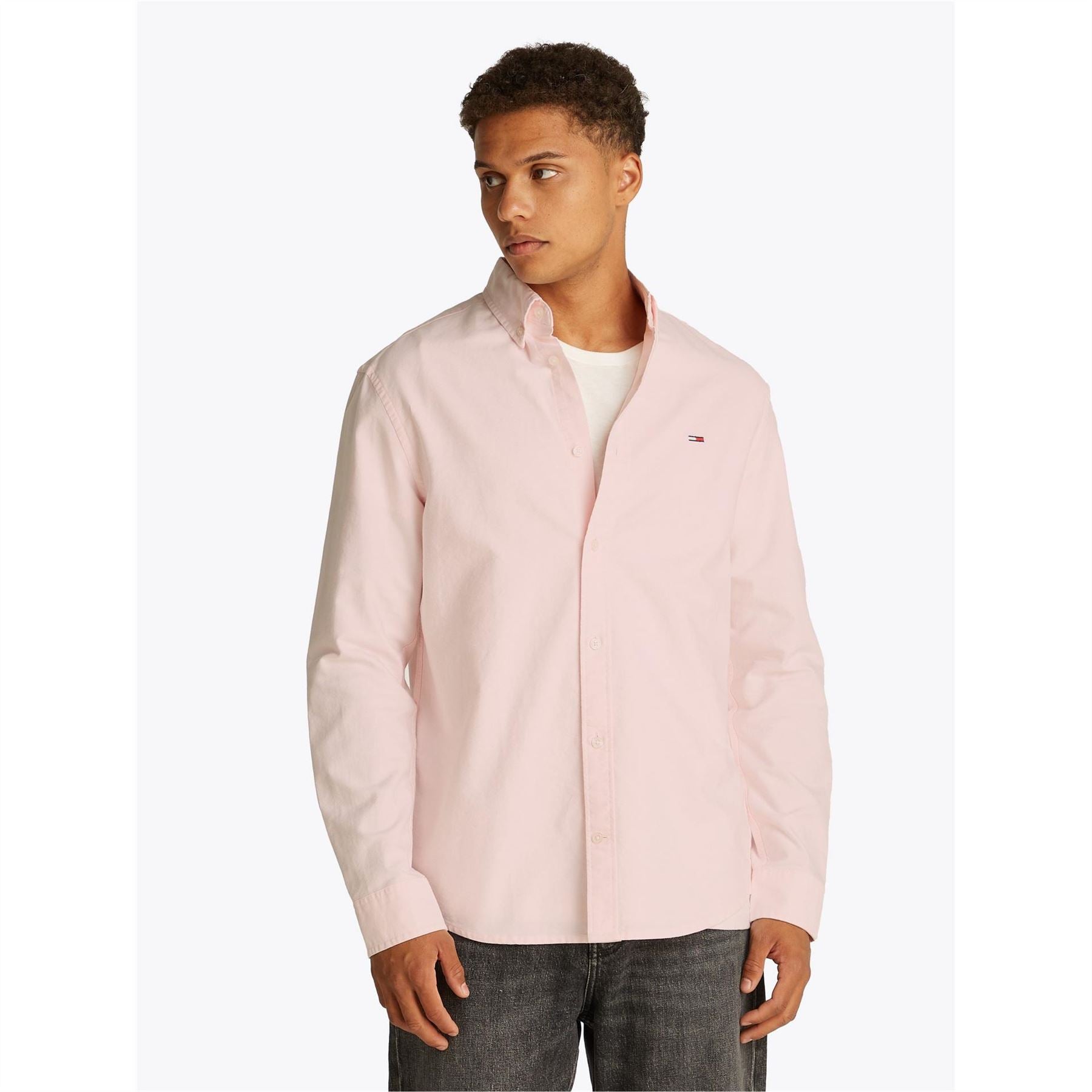 Tommy Jeans Regular Fit Oxford Long Sleeve Shirt