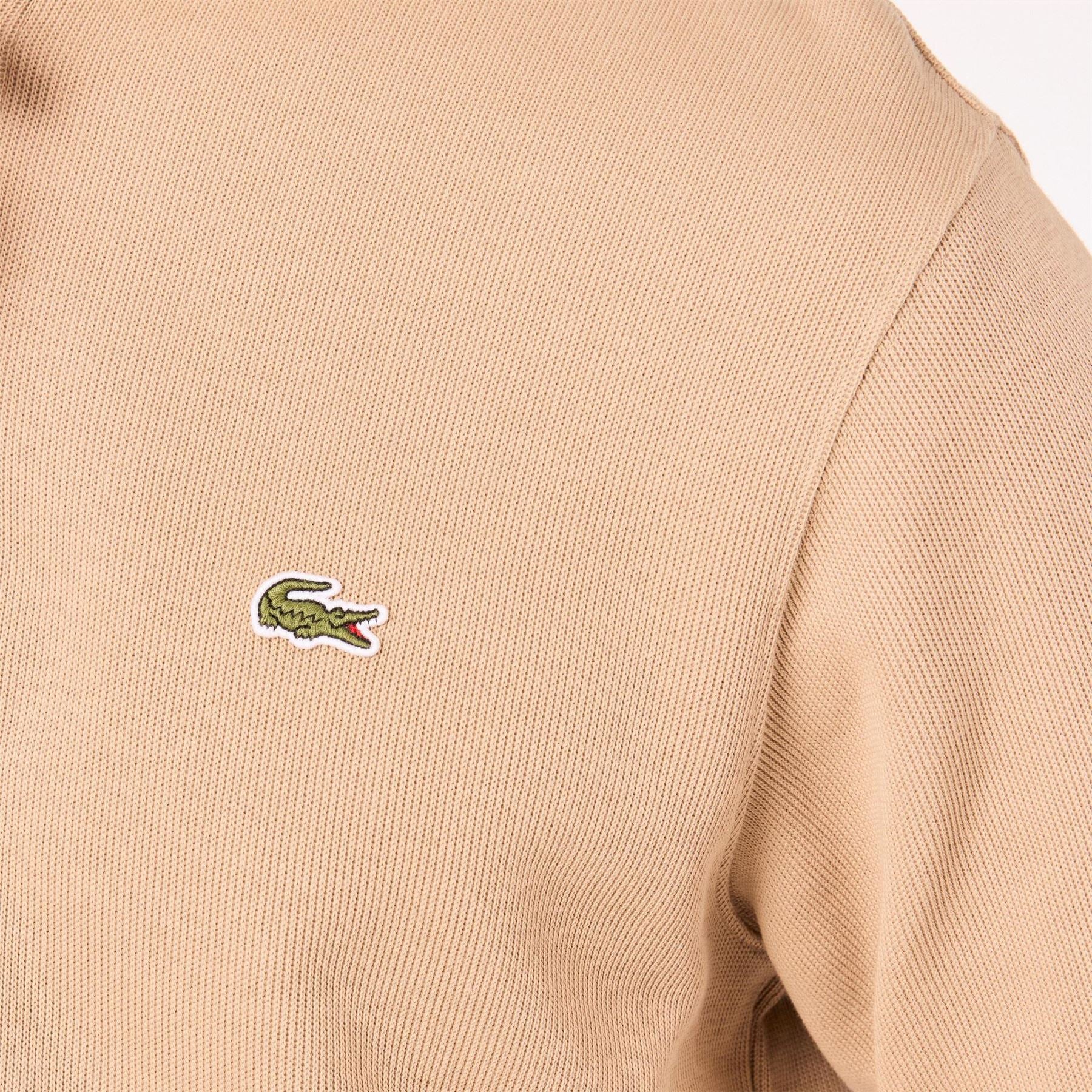 Lacoste Quarter Zip Fleece Top