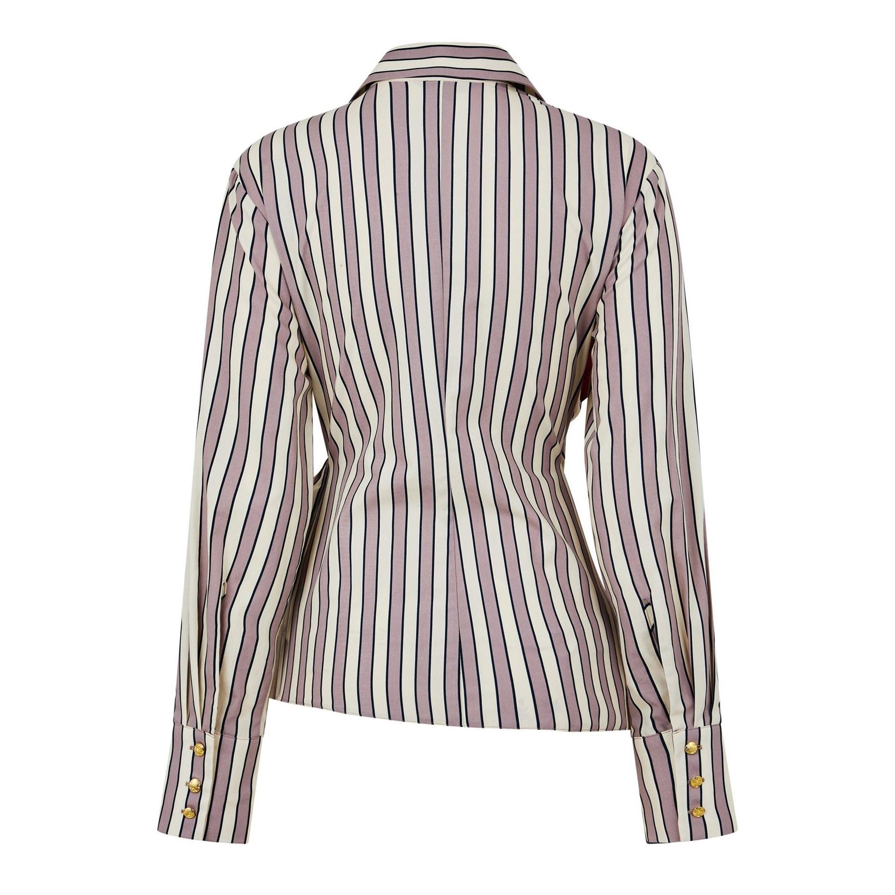 Biba Stripe Regular Fit Long Sleeve Shirt