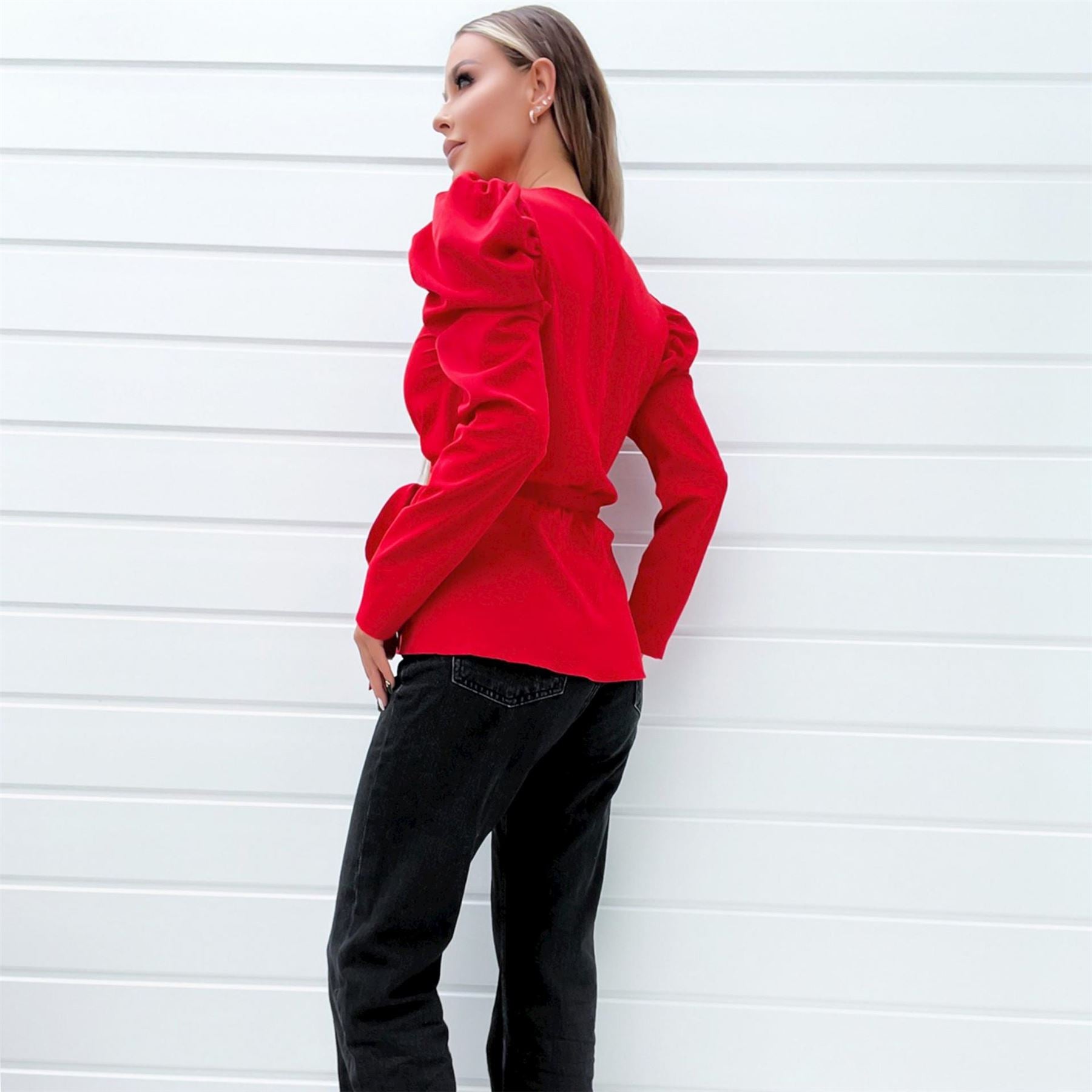 AX Paris Wrap Long Sleeve Top