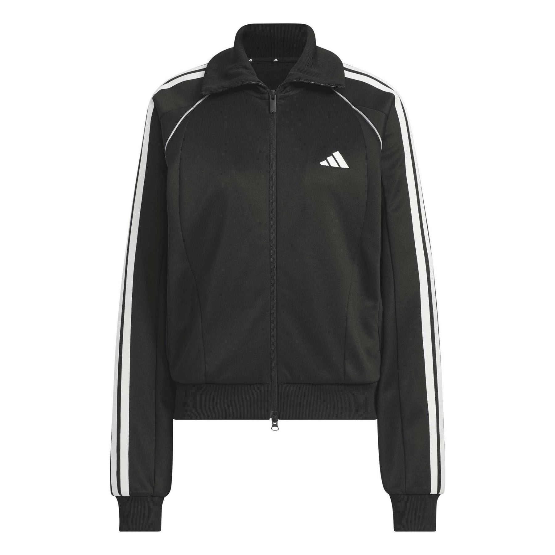 adidas Athletic Funnel Neck High Collar Long Sleeve Top