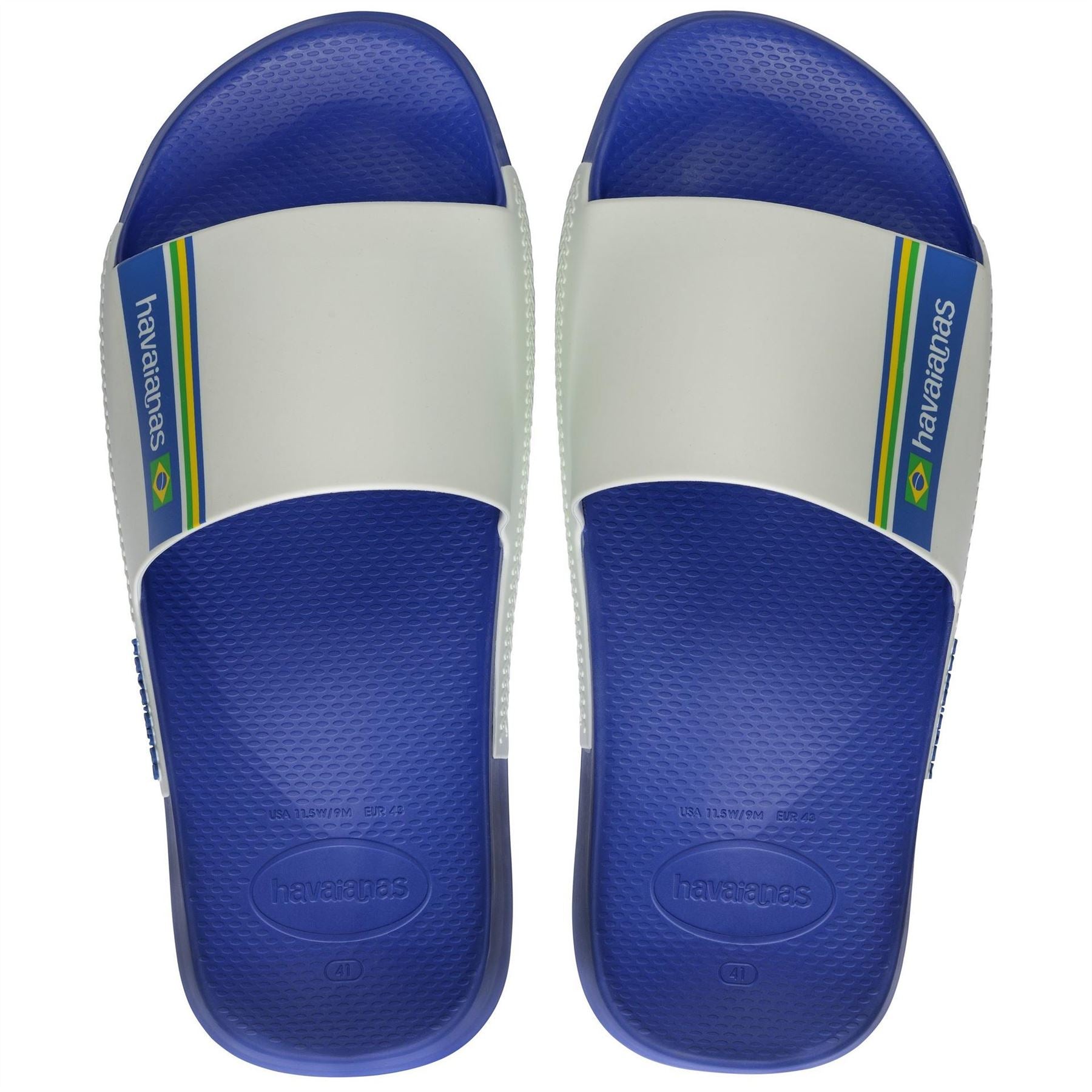 Havaianas Womens Hav. Slide Brasil Black 35 36 Flip Flops
