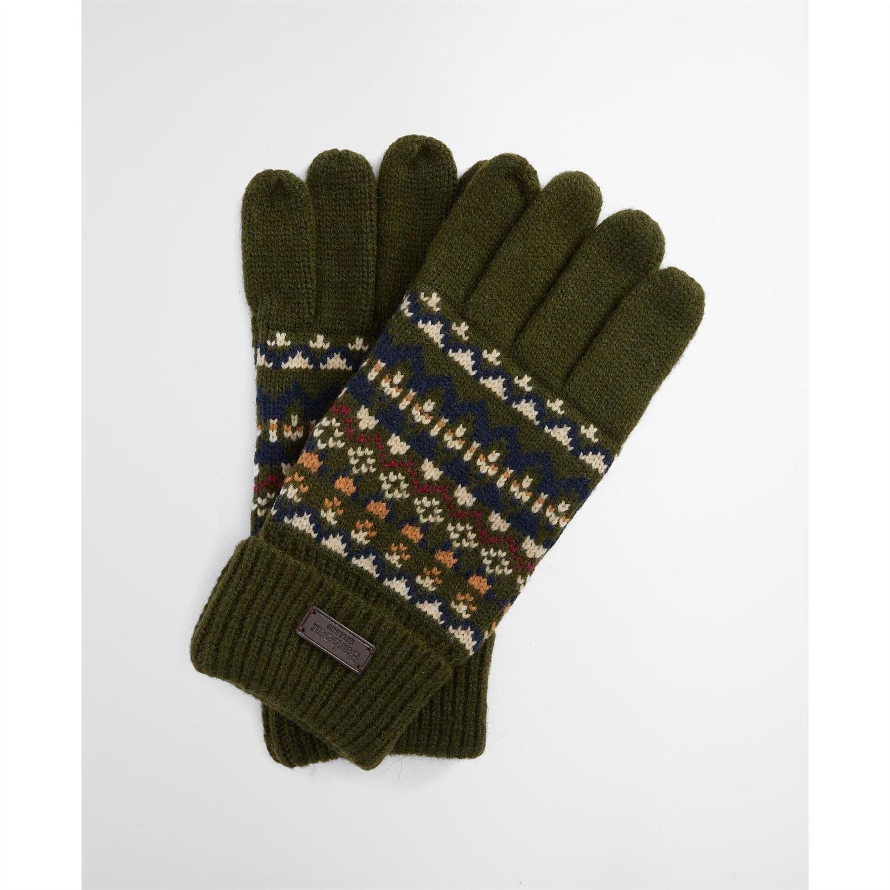 Barbour Fairisle Knitted Gloves