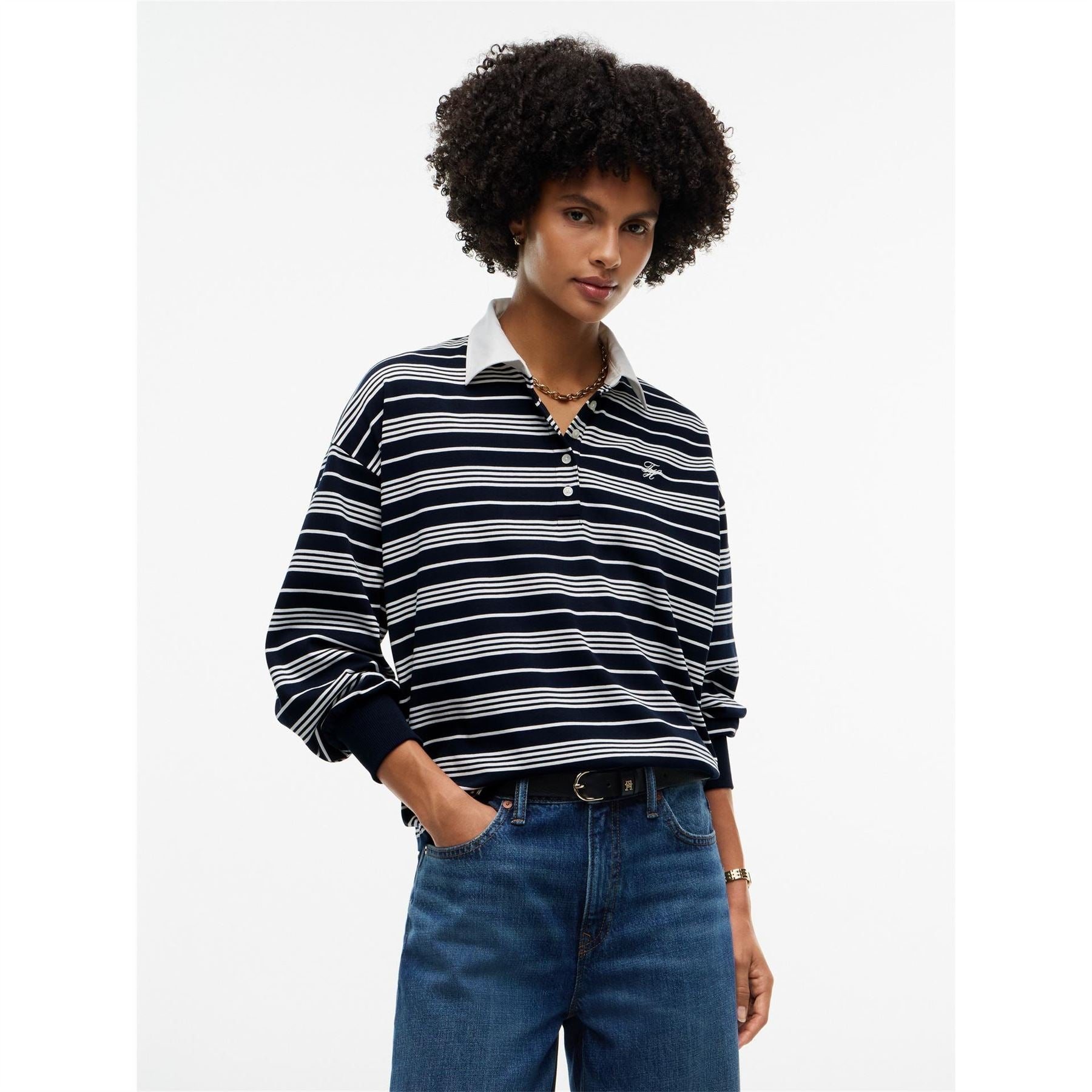 Tommy Hilfiger Cotton Long Sleeve Rugby Shirt