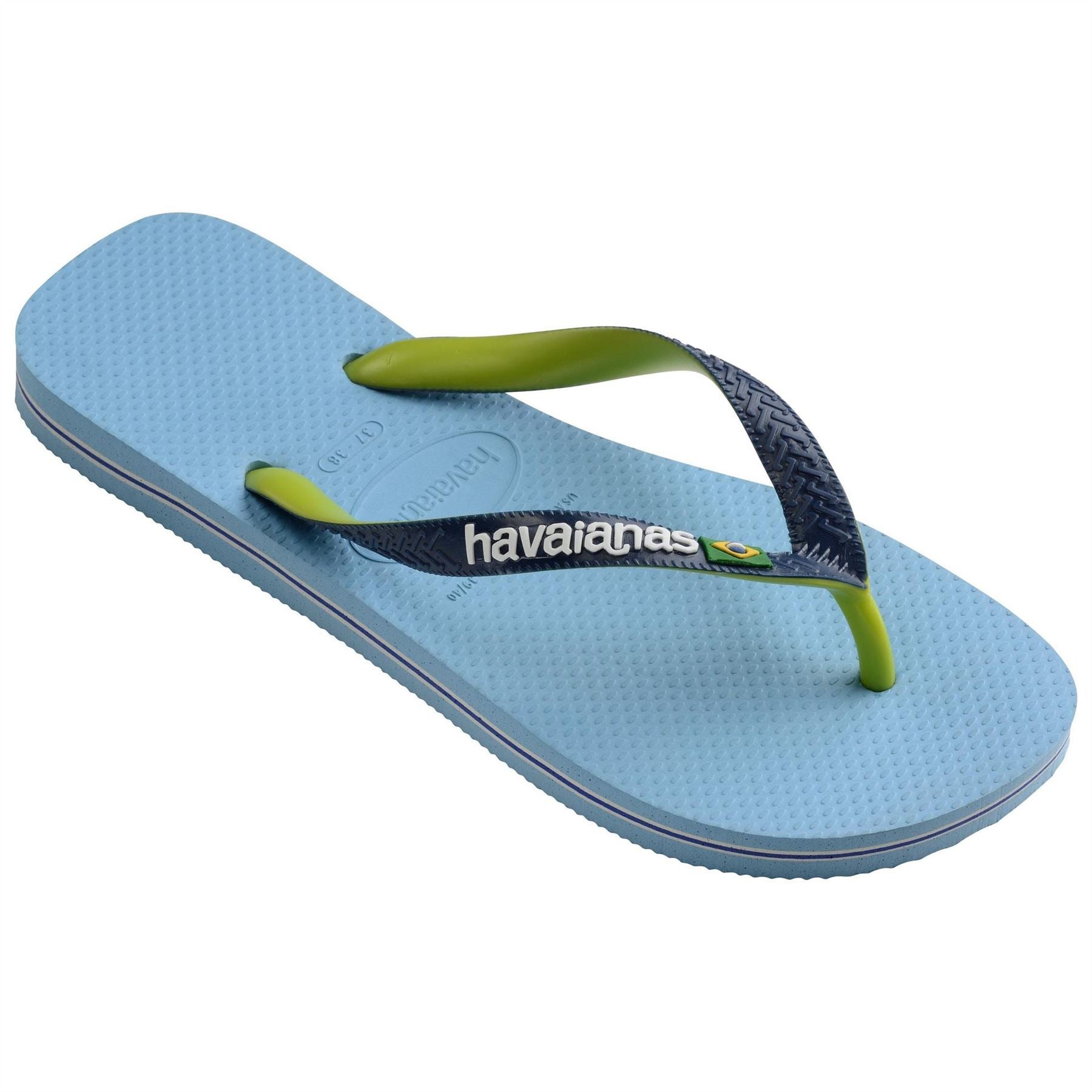 Havaianas Womens Hav. Brasil Mix Leaf Green Marine B Flip Flops