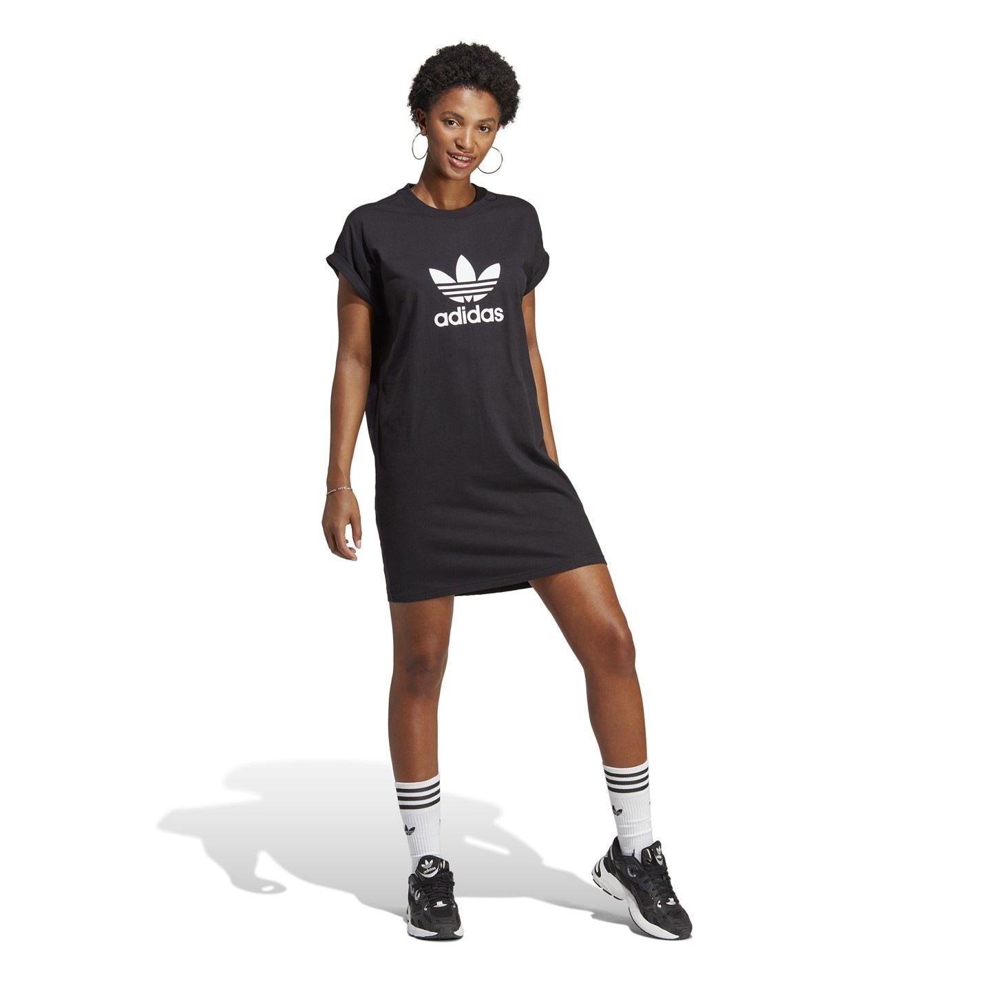 adidas Originals New TRF Crew Neck Knee Length Dress