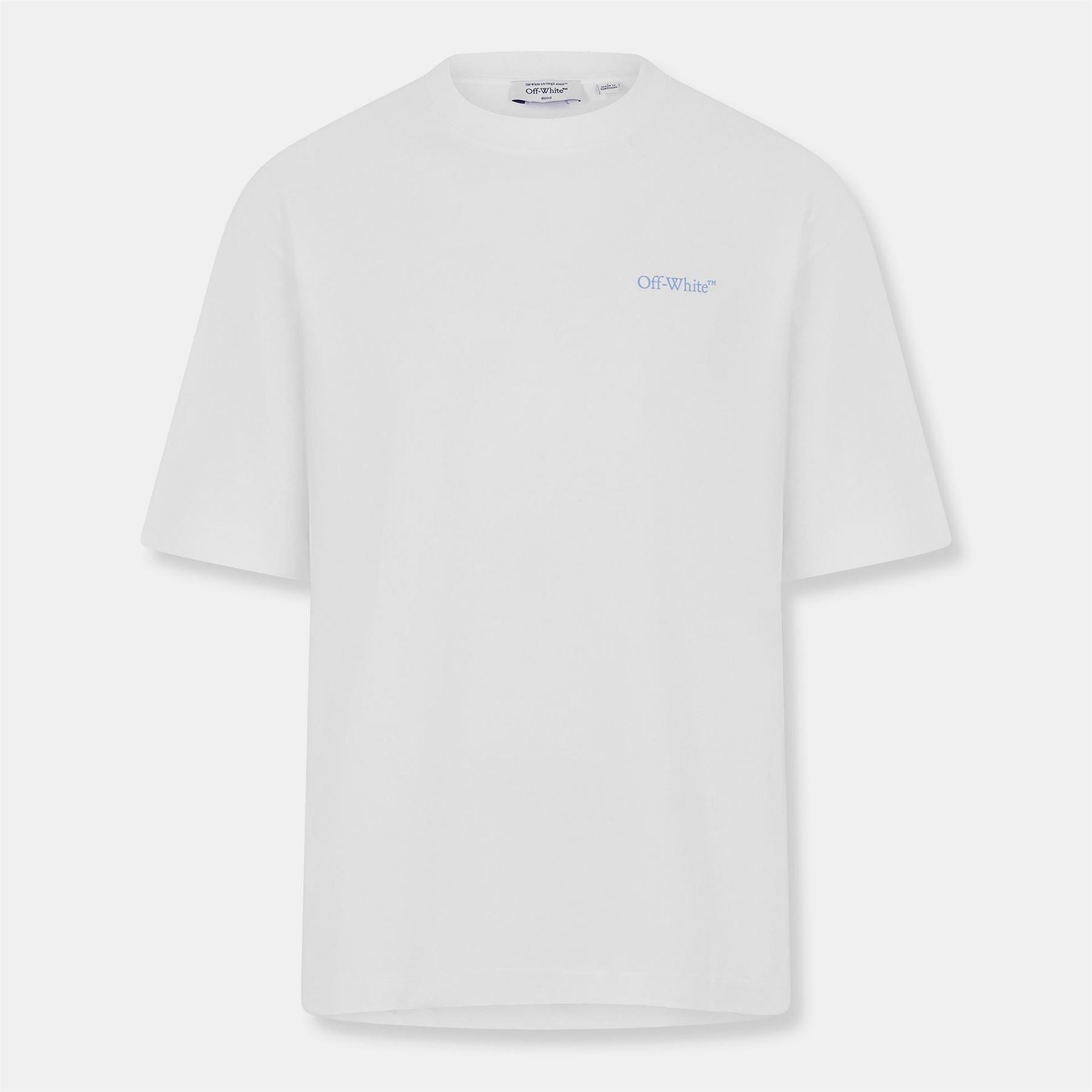 Off White Barber Skate Crew Neck Short Sleeve T-Shirt