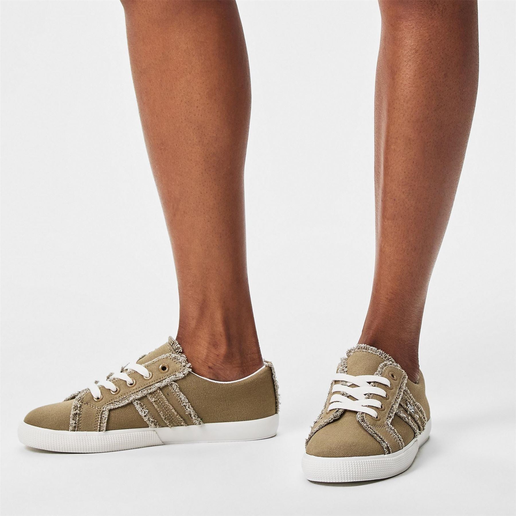 Lauren by Ralph Lauren Janson Leather Court Trainers