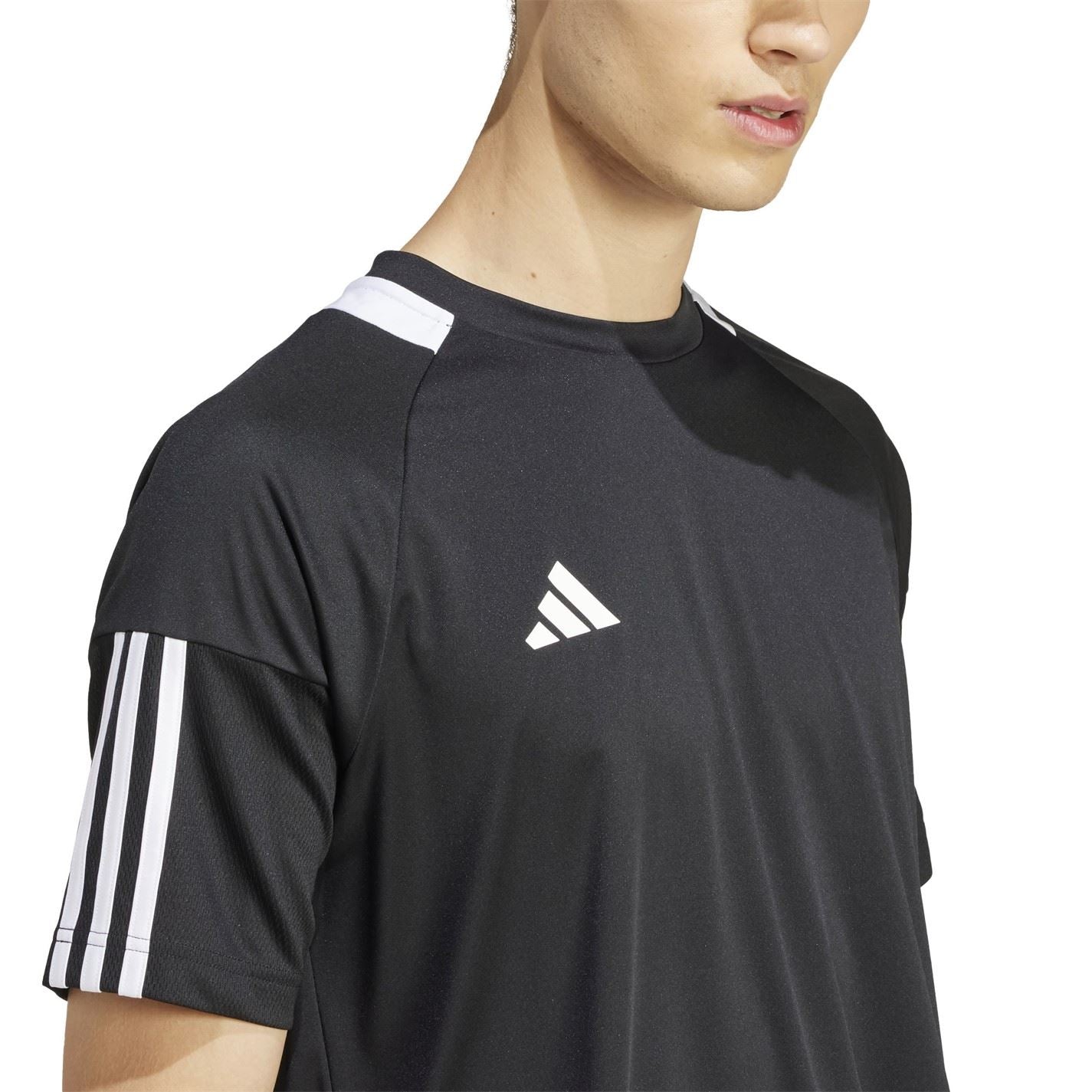adidas Mens Classic 3 Stripe Sereno T-Shirt
