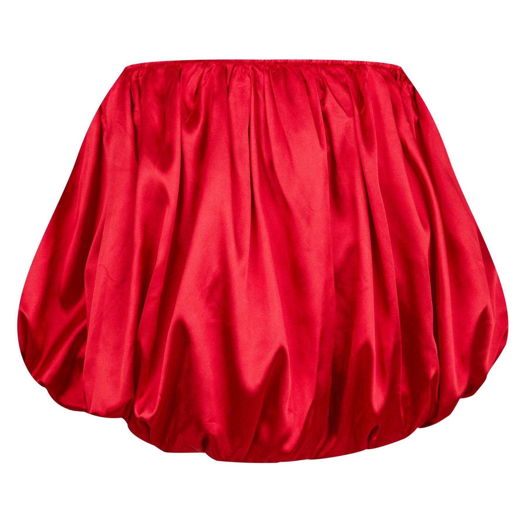 AmyLynn Satin Mini Balloon Skirt