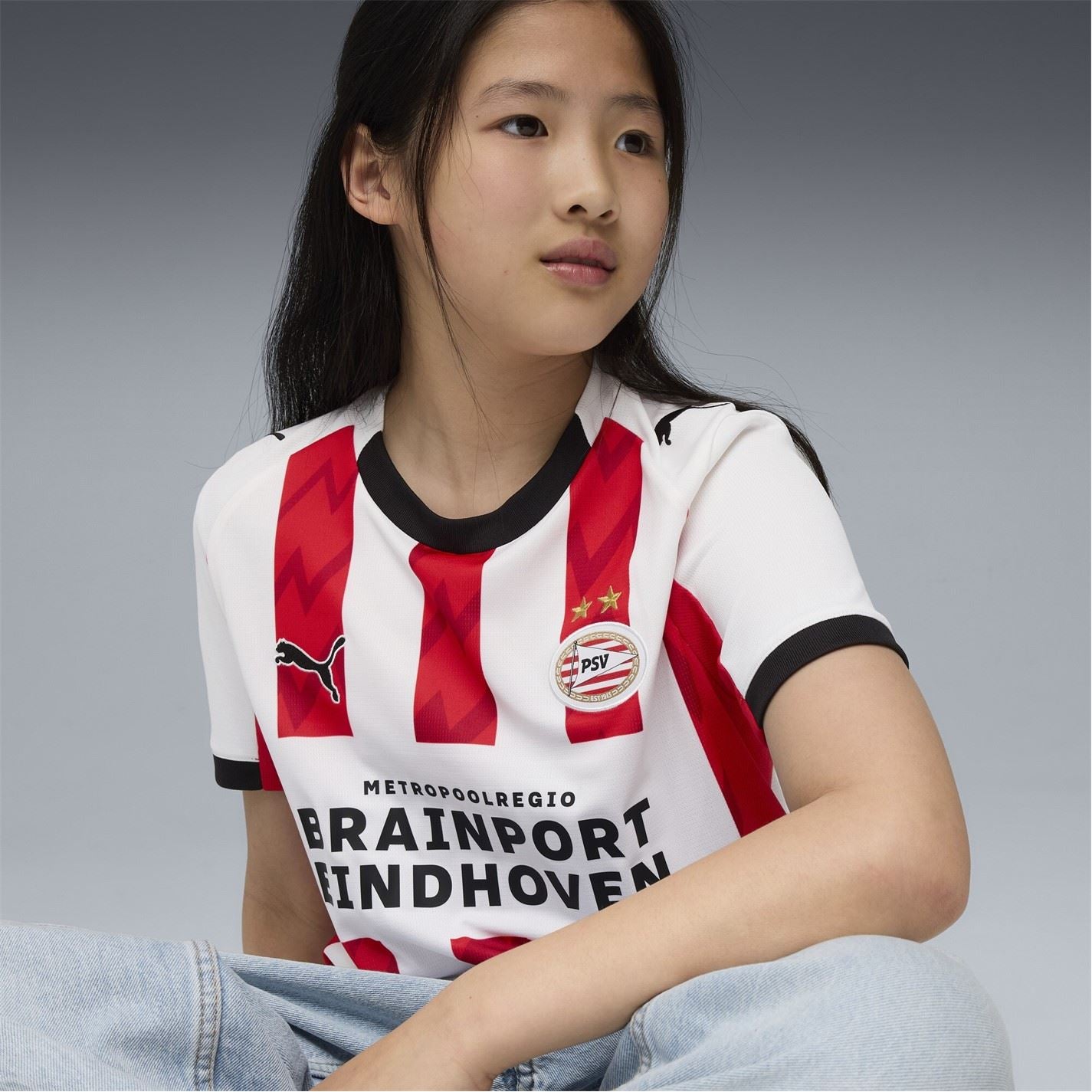 Puma Psv Home Shirt 2025 2026 Juniors