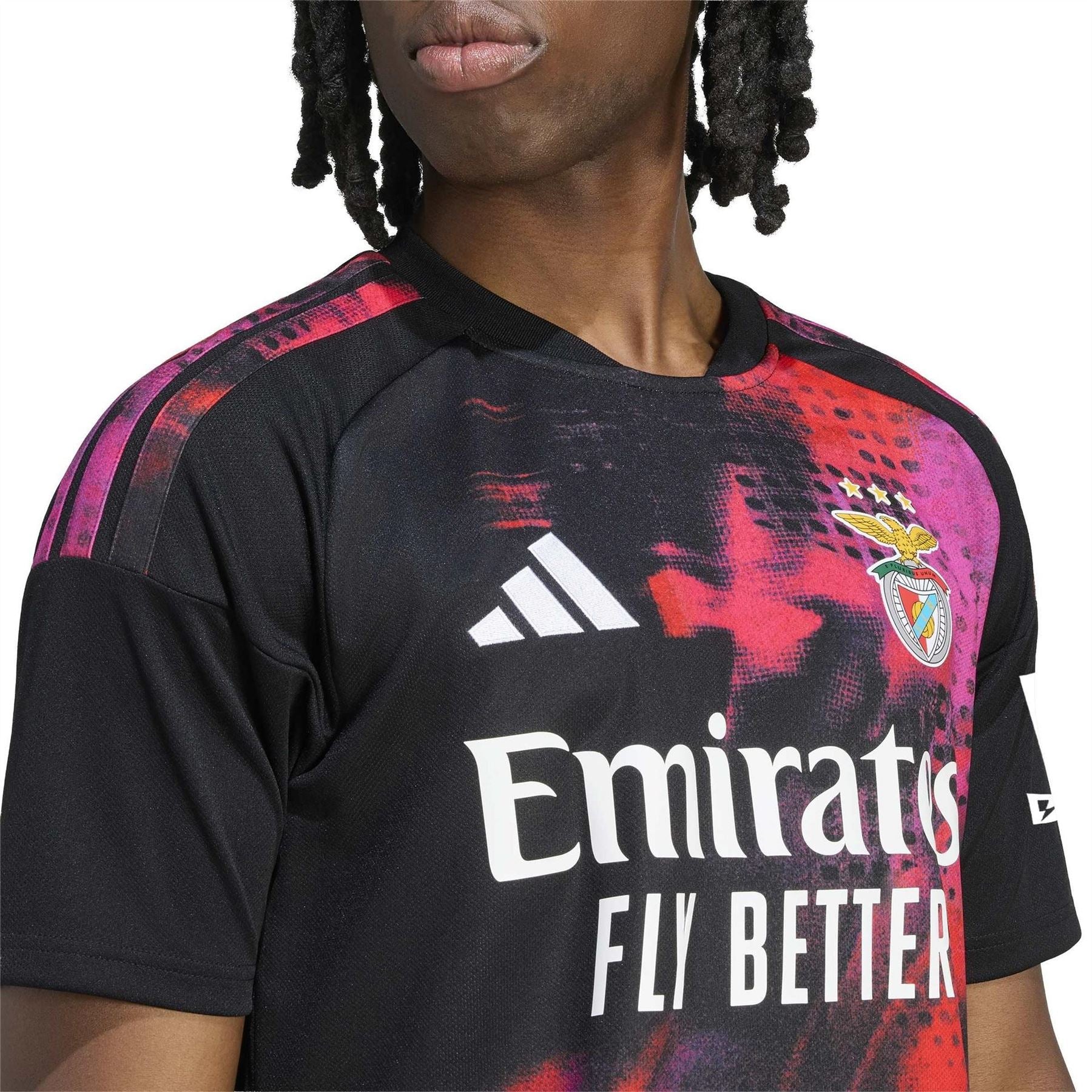 adidas Benfica Third 24 25 Short Sleeve Aeroready Football Shirt
