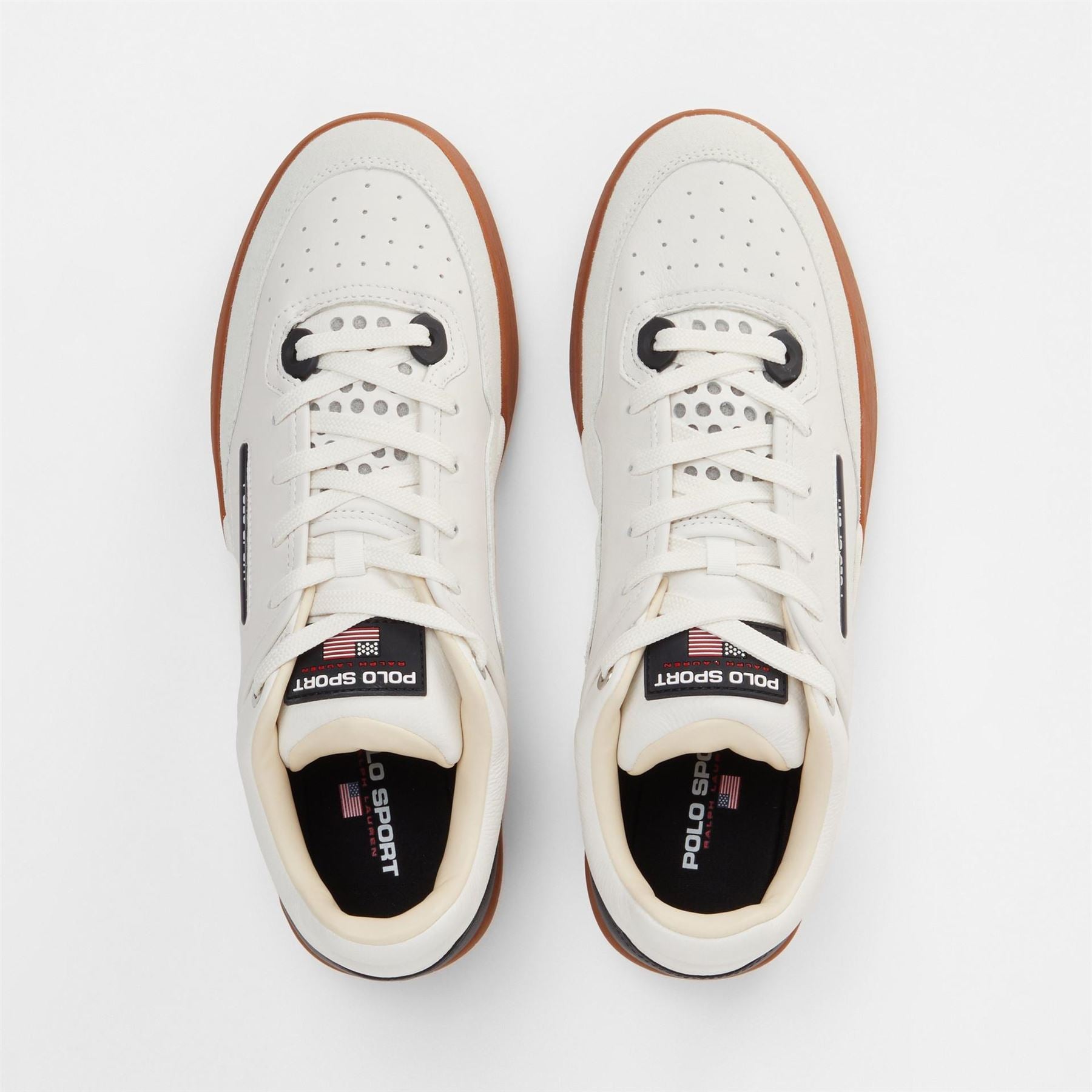 Polo Sport by Ralph Lauren Colour Block Low Top Lace-Up Sneakers