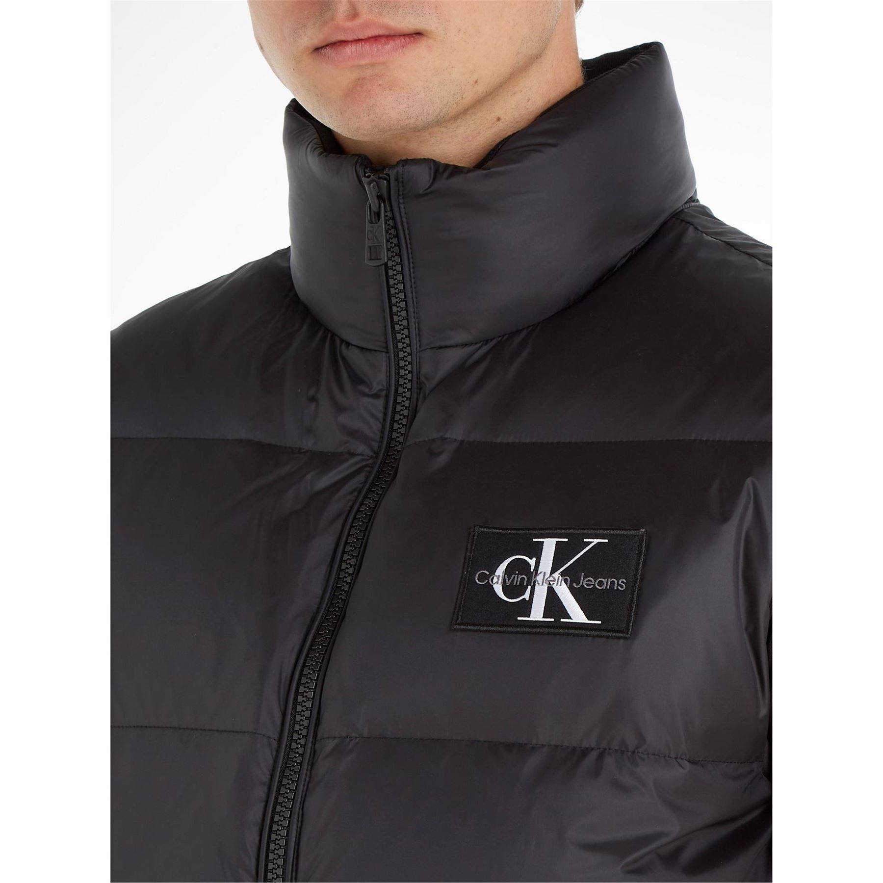 Calvin Klein Jeans Essentials Water Resistant Down Sleeveless Short Puffer Jacket