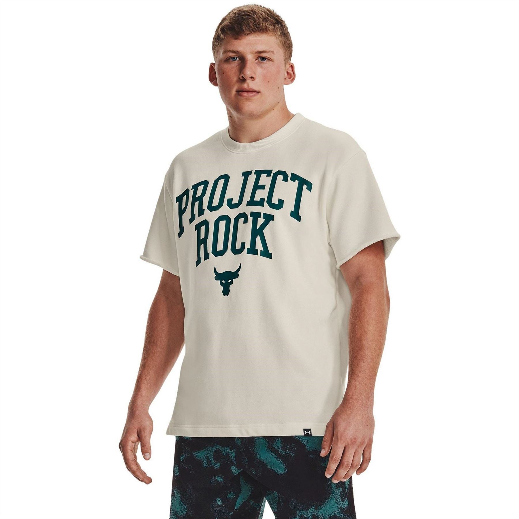 Under Armour Mens Armour Pjt Rock Hw Terry T T-Shirt