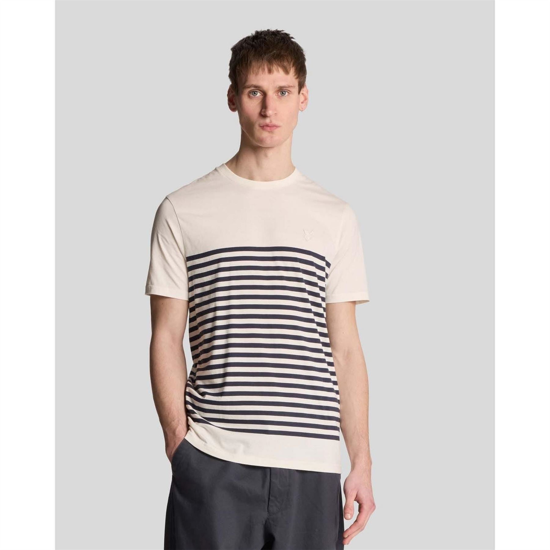 Lyle and Scott Blend Breton Stripe T-Shirt