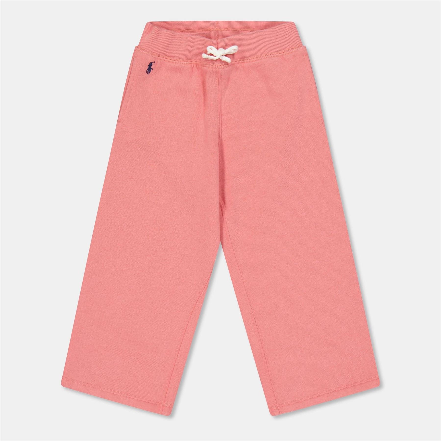 Polo Ralph Lauren Solid Wide Leg Open Hem Joggers