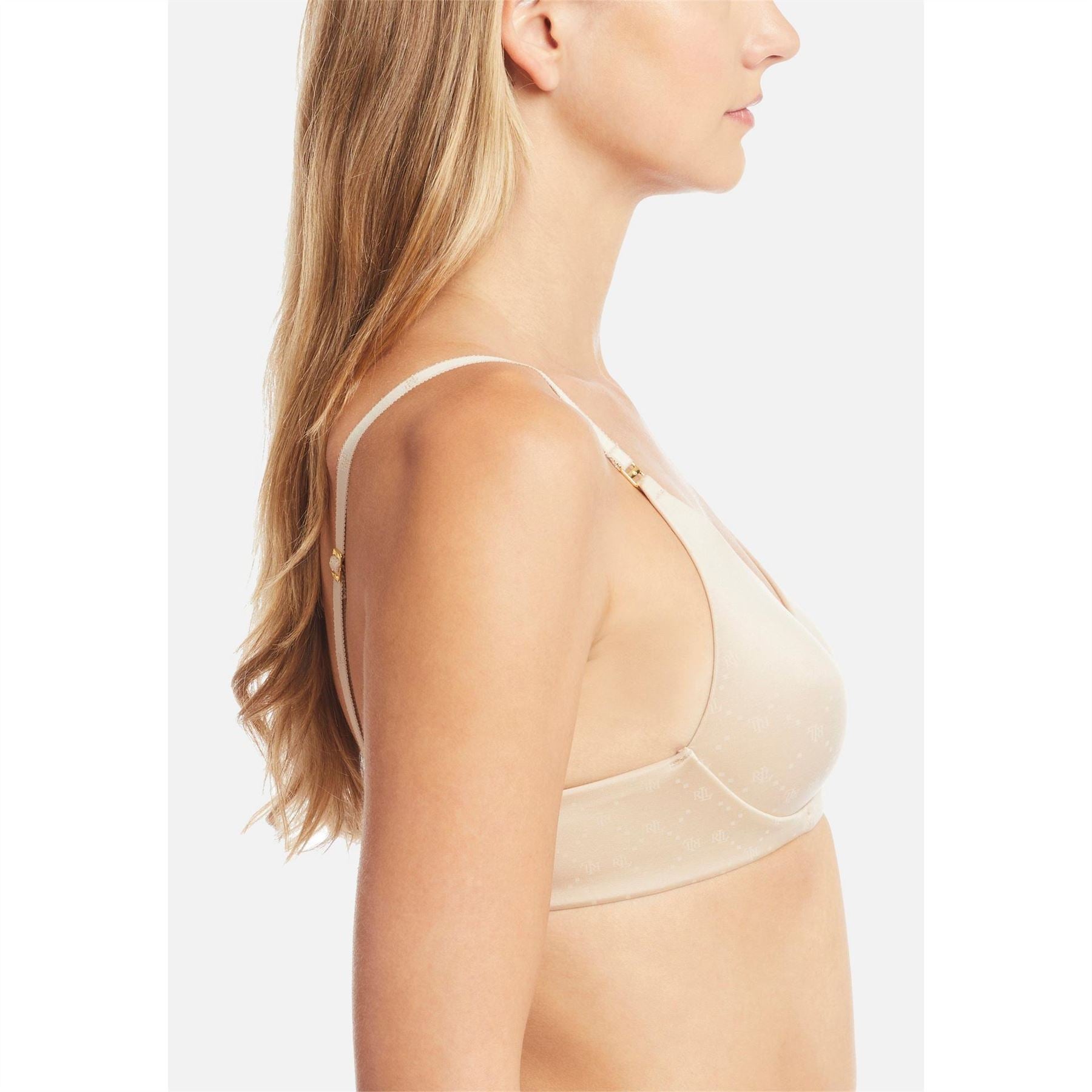 Lauren by Ralph Lauren Real Leather Wireless T-Shirt Bra